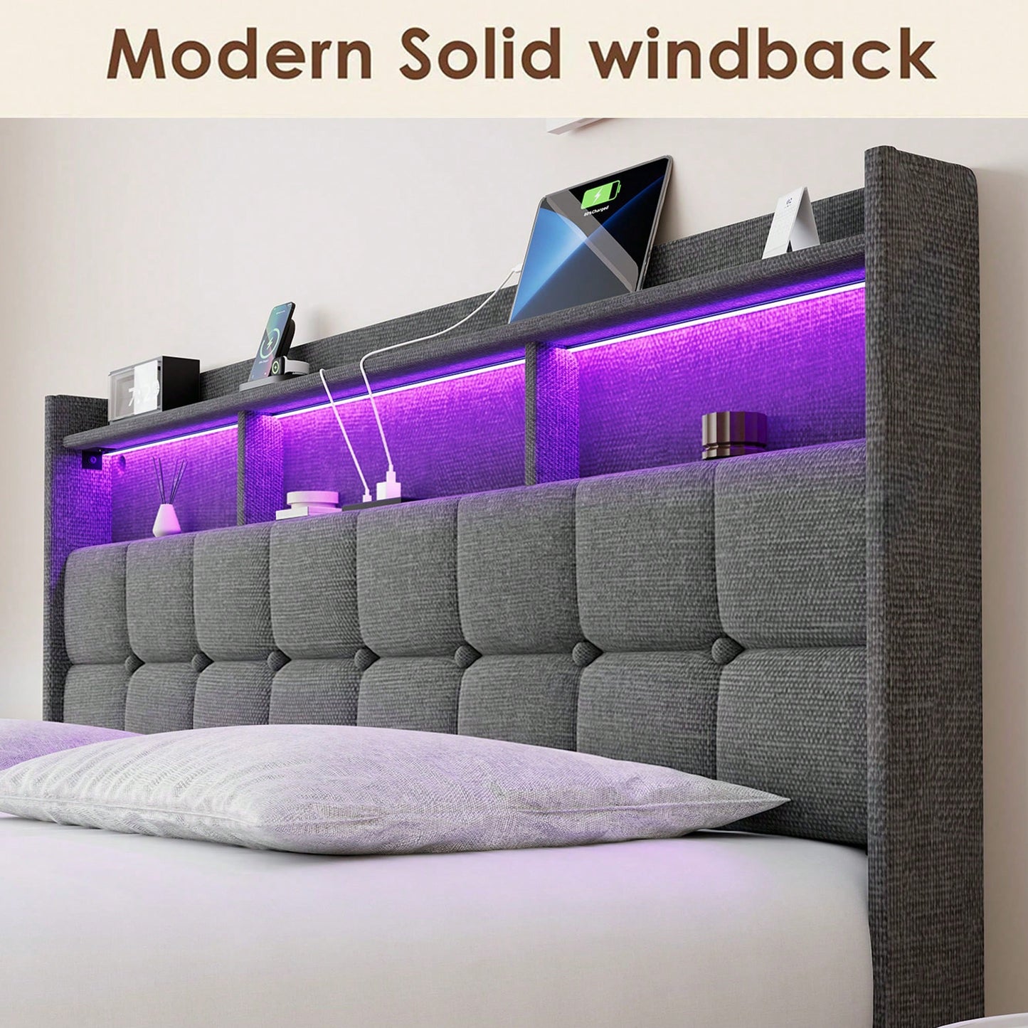 Luxury King Size Bed With Classic Design And Comfortable Mattress