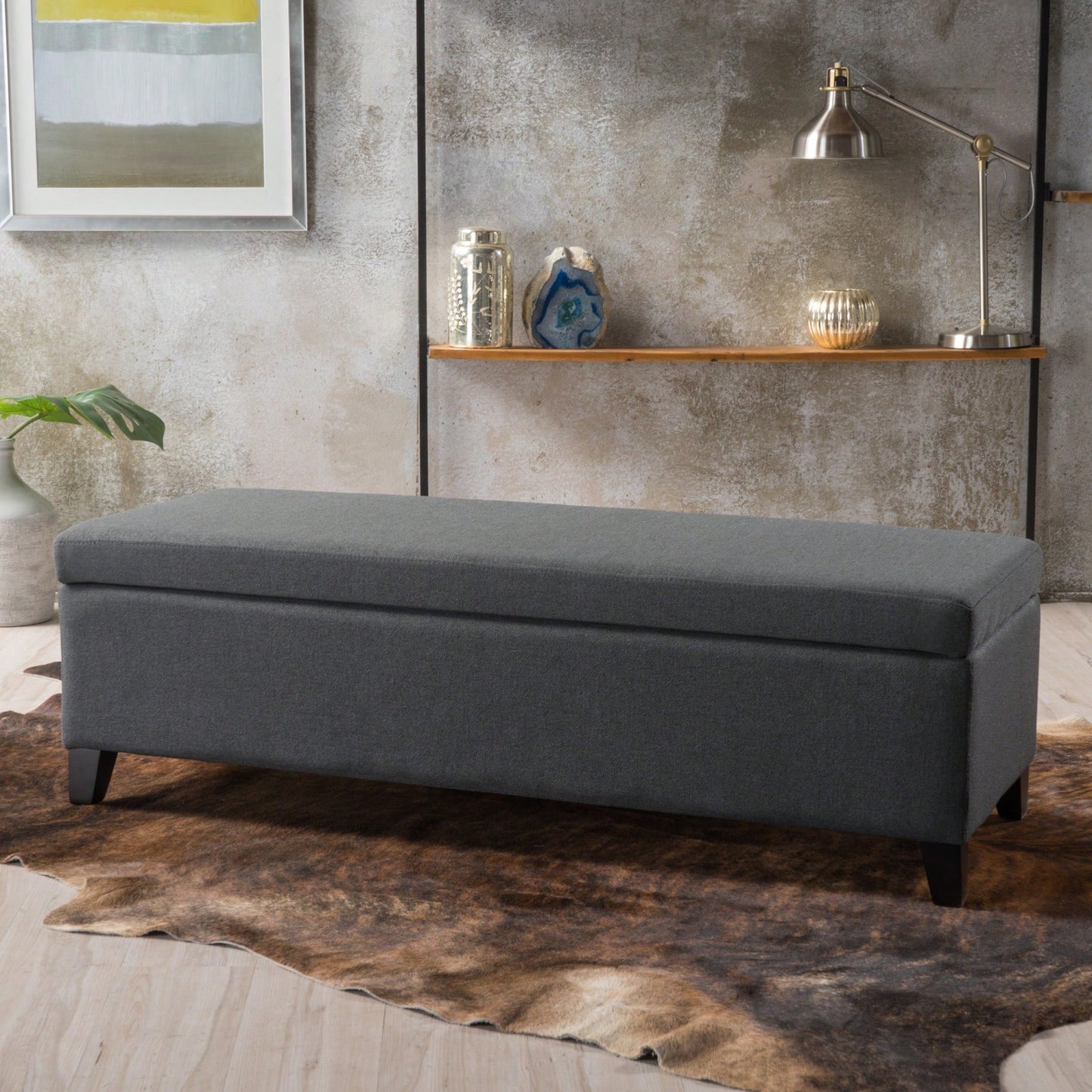 Elegant Storage Ottoman With Versatile Seating And Stylish Design For Home Organization