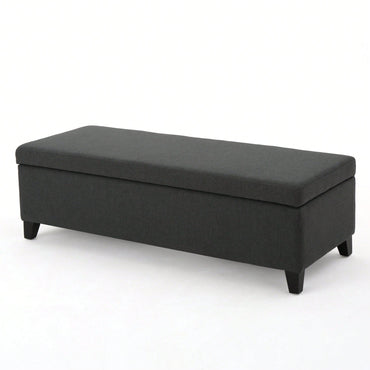Elegant Storage Ottoman With Versatile Seating And Stylish Design For Home Organization