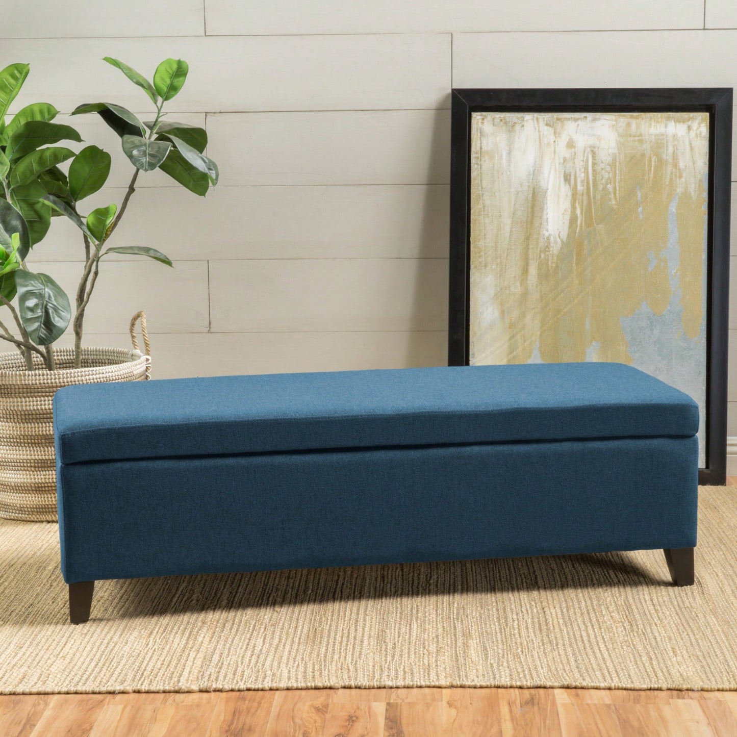 Elegant Storage Ottoman With Versatile Seating And Stylish Design For Home Organization
