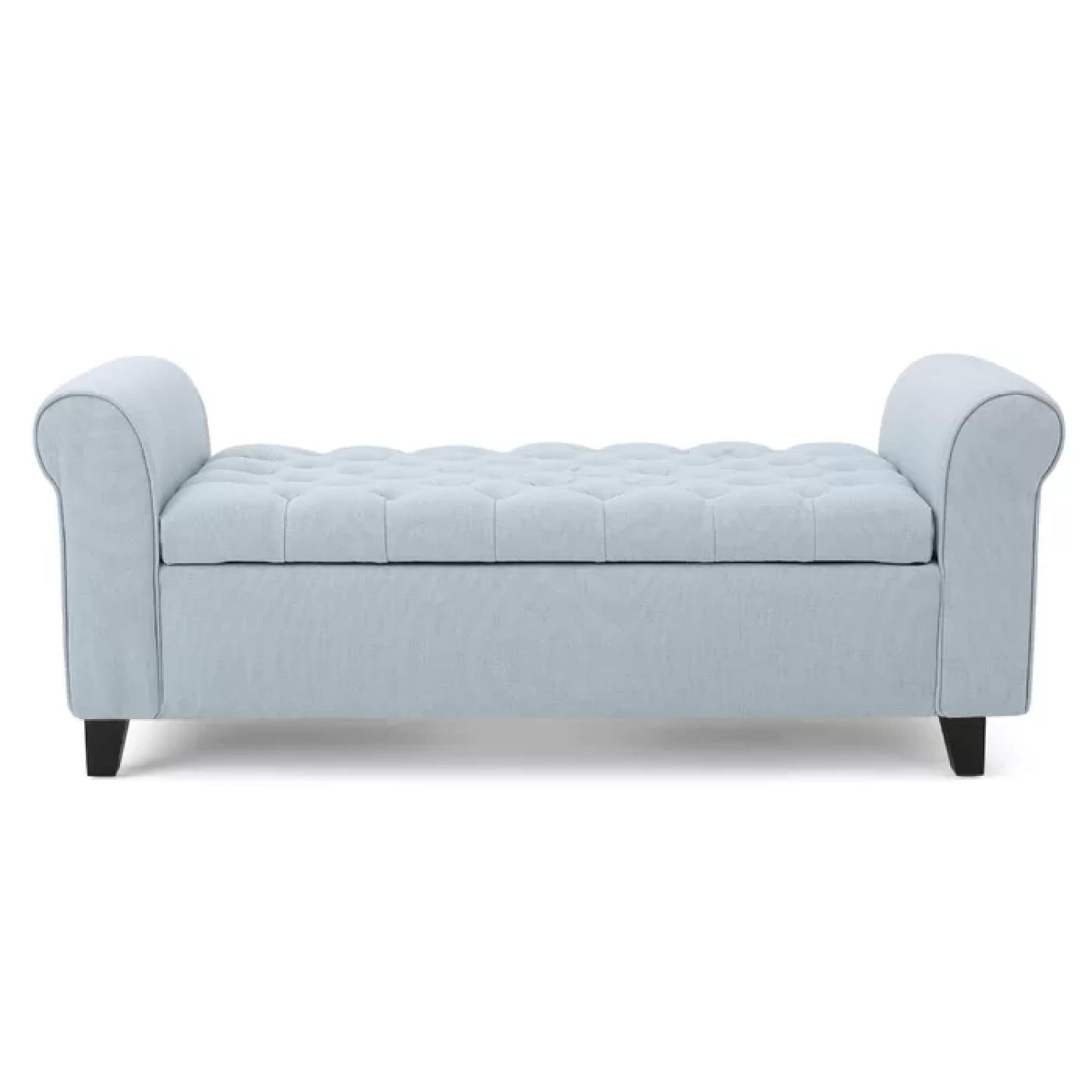 Stylish Storage Bench With Armrests For Home Organization And Seating