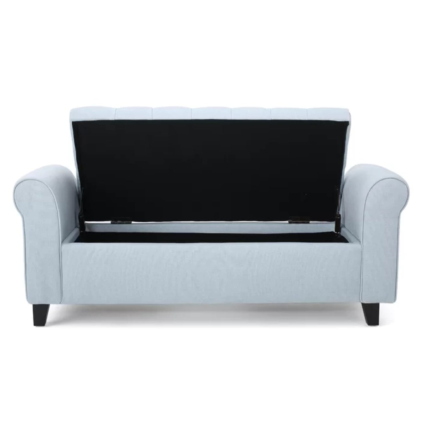 Stylish Storage Bench With Armrests For Home Organization And Seating