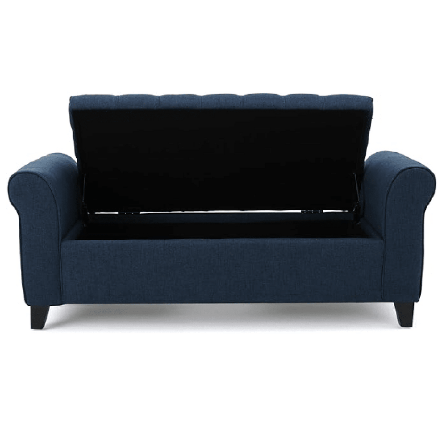 Stylish Storage Bench With Armrests For Home Organization And Seating