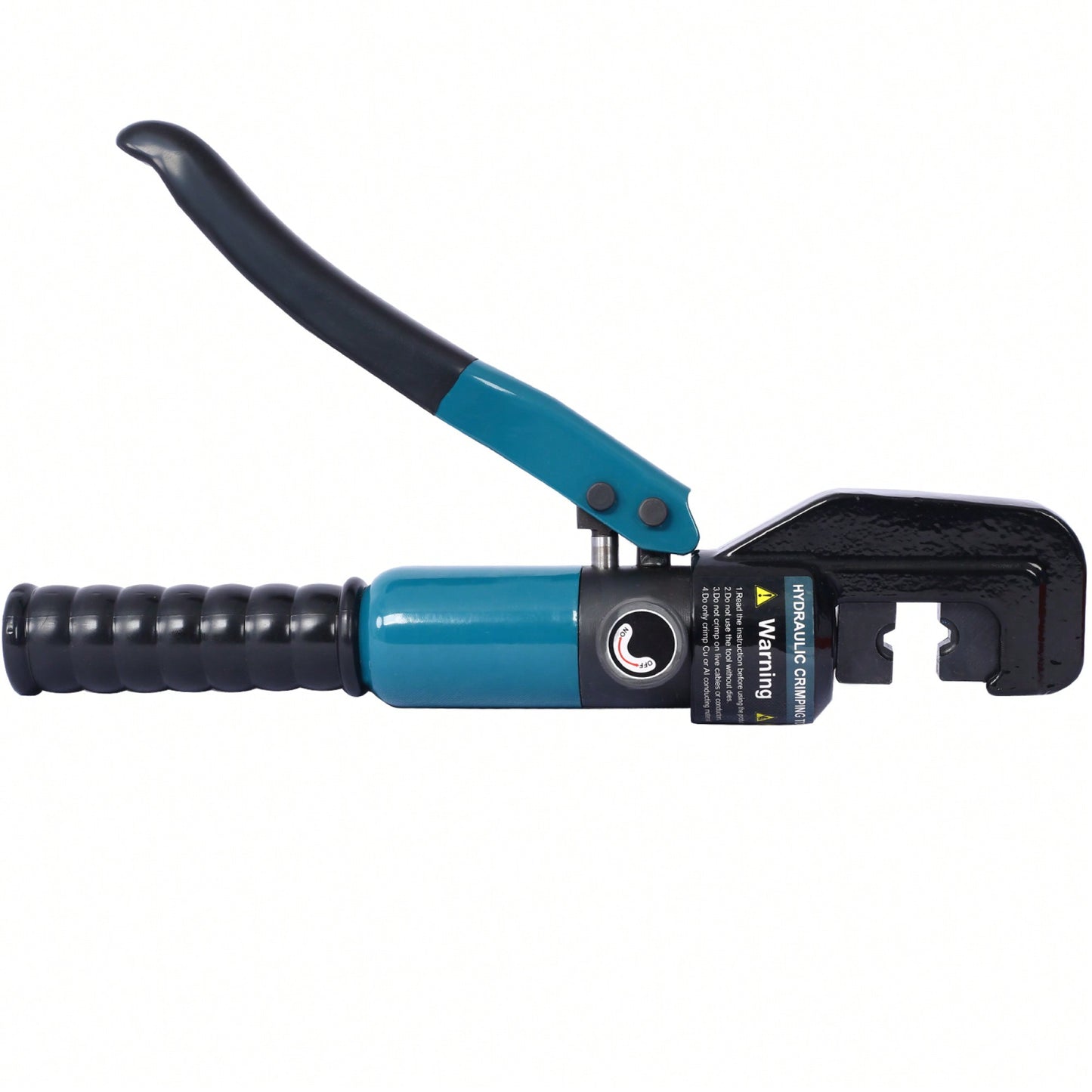 Hydraulic Wire Terminal Crimper Tool With 9 Pairs Of Dies And Gloves For Battery Cable Lug Crimping And Swaging