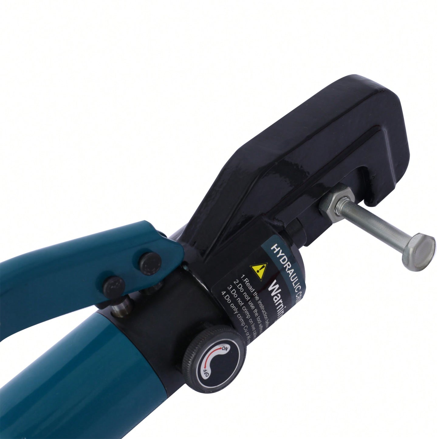 Hydraulic Wire Terminal Crimper Tool With 9 Pairs Of Dies And Gloves For Battery Cable Lug Crimping And Swaging