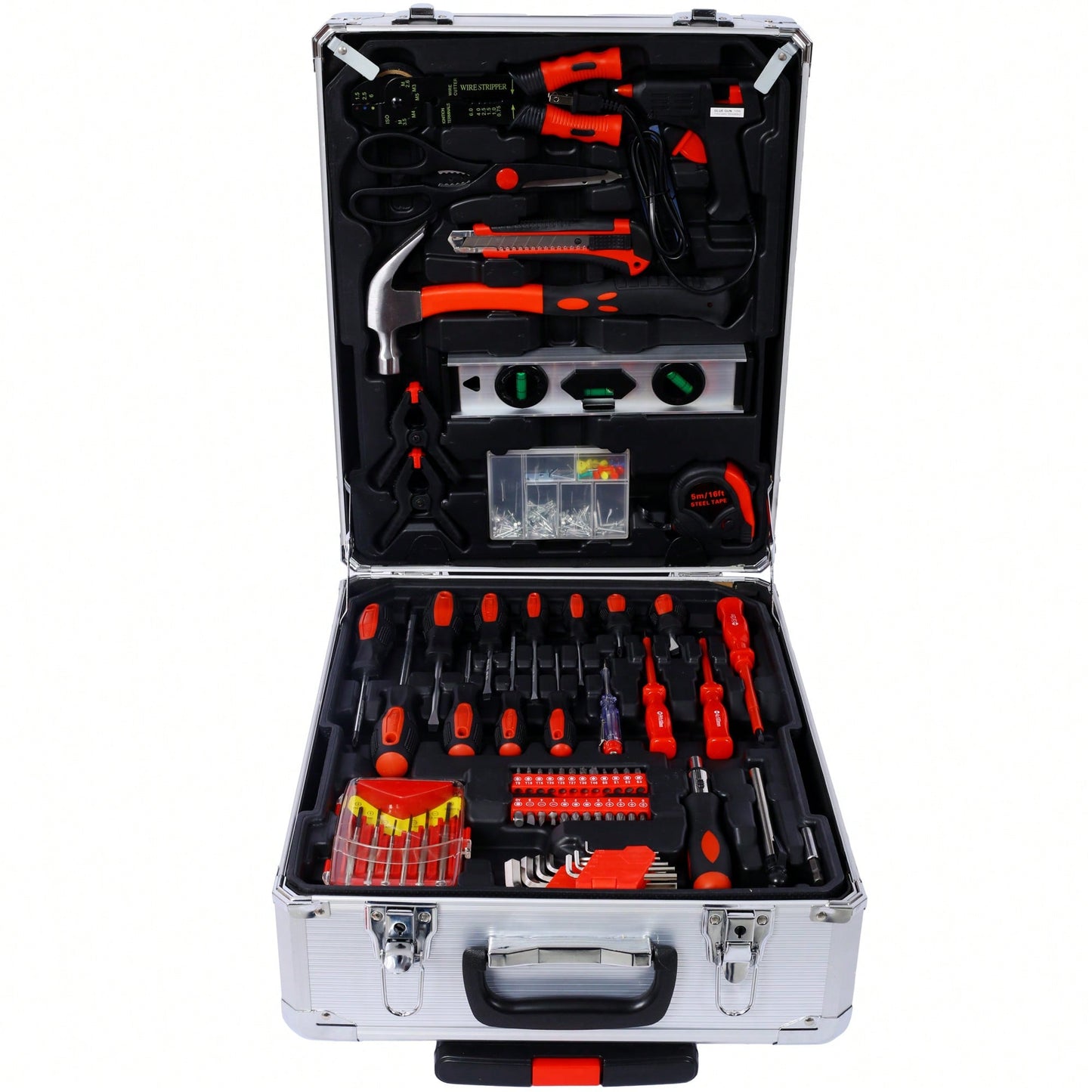 Comprehensive 969 Piece Home Repair Tool Set With Rolling Storage Case And 4 Drawers For Homeowners And Handyman Maintenance