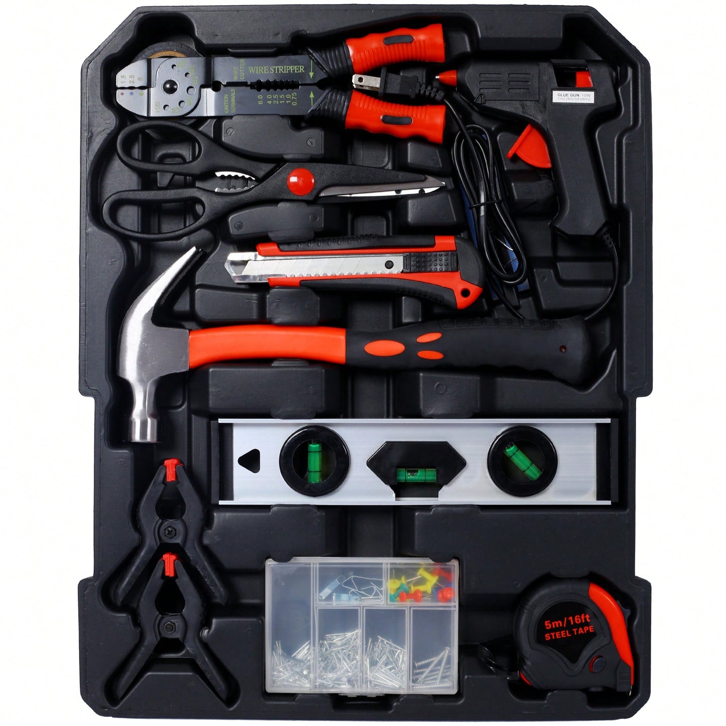 Comprehensive 969 Piece Home Repair Tool Set With Rolling Storage Case And 4 Drawers For Homeowners And Handyman Maintenance