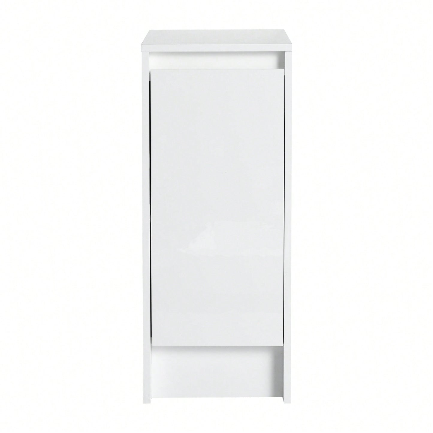12 Inch Freestanding Bathroom Storage Cabinet With Soft Close Doors And Floor Mounting Design For Organized Space