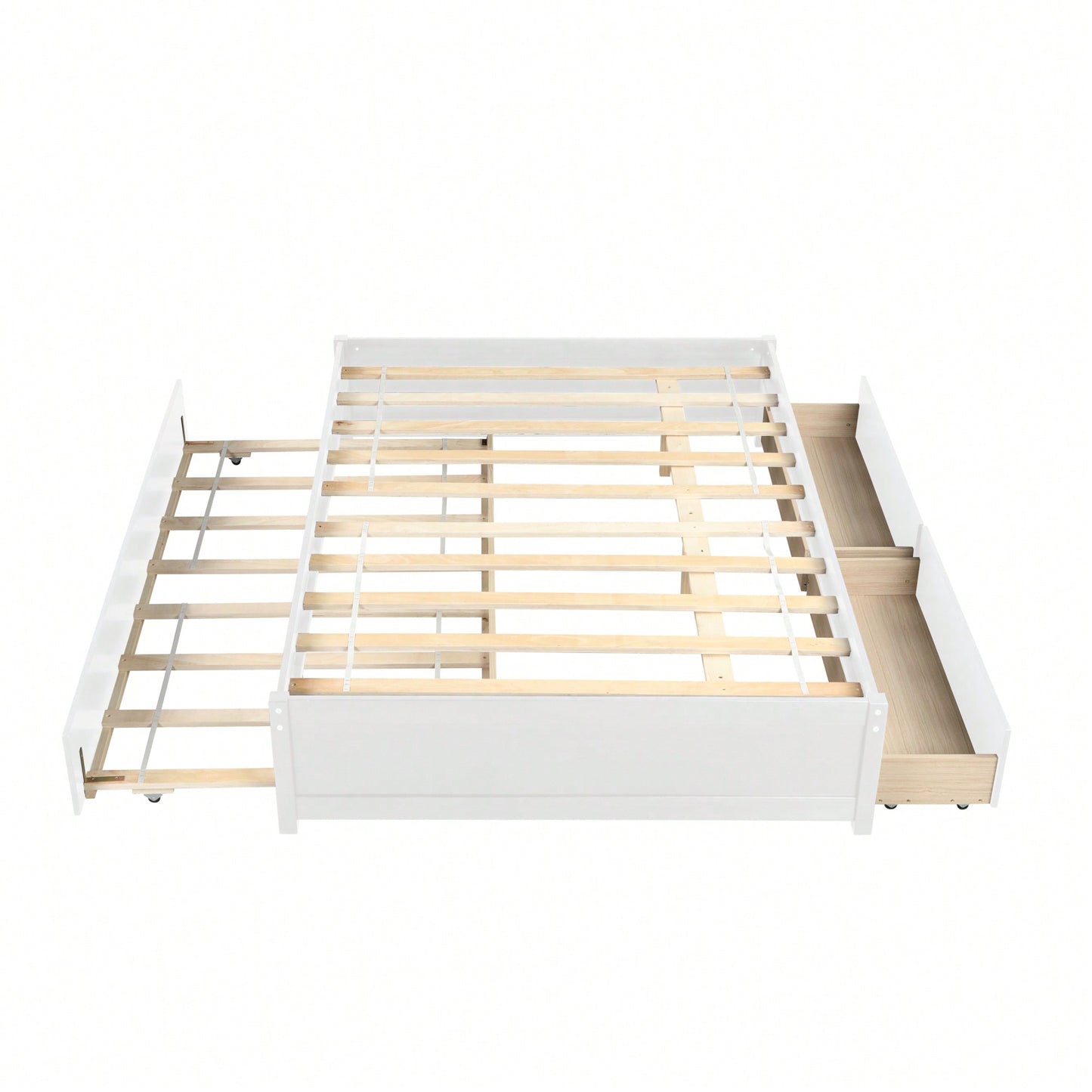 Espresso Full Bed With Twin Trundle And Dual Storage Drawers