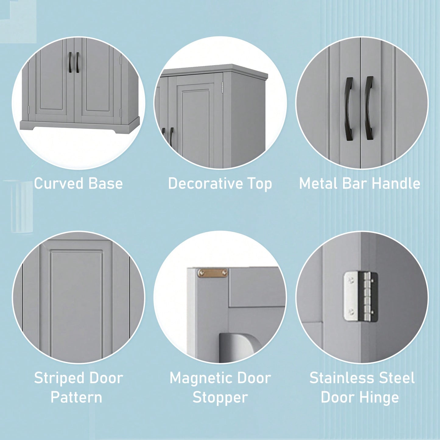 Multi-Functional Bathroom Storage Cabinet With Adjustable Shelf And Drawer For Organized Space In White