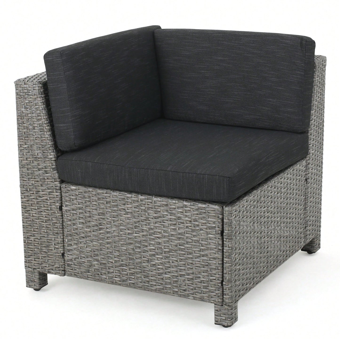 V Shape Sectional Sofa With Corner And Coffee Table Set