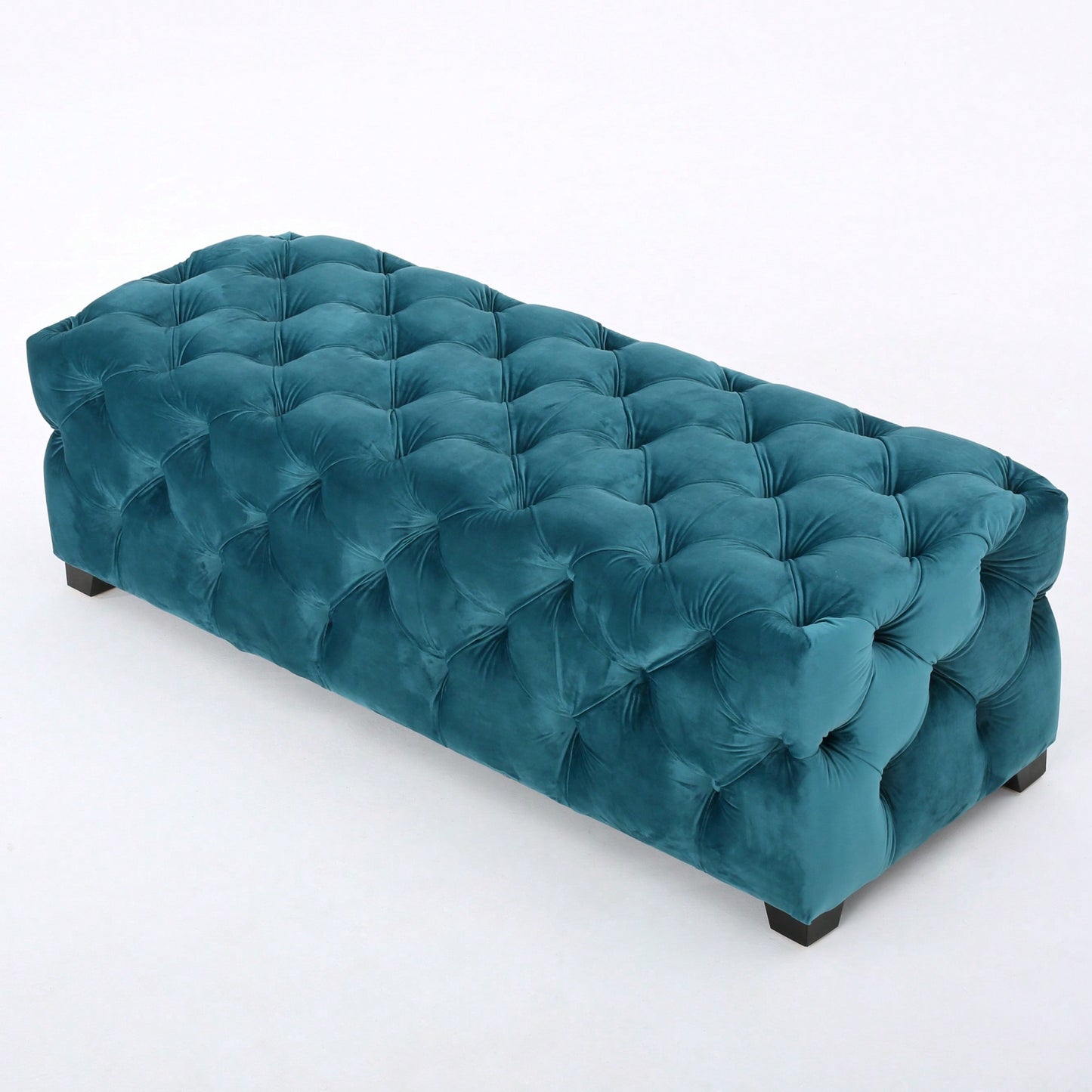 Elegant Ottoman For Living Room Or Bedroom With Plush Upholstery And Sturdy Design