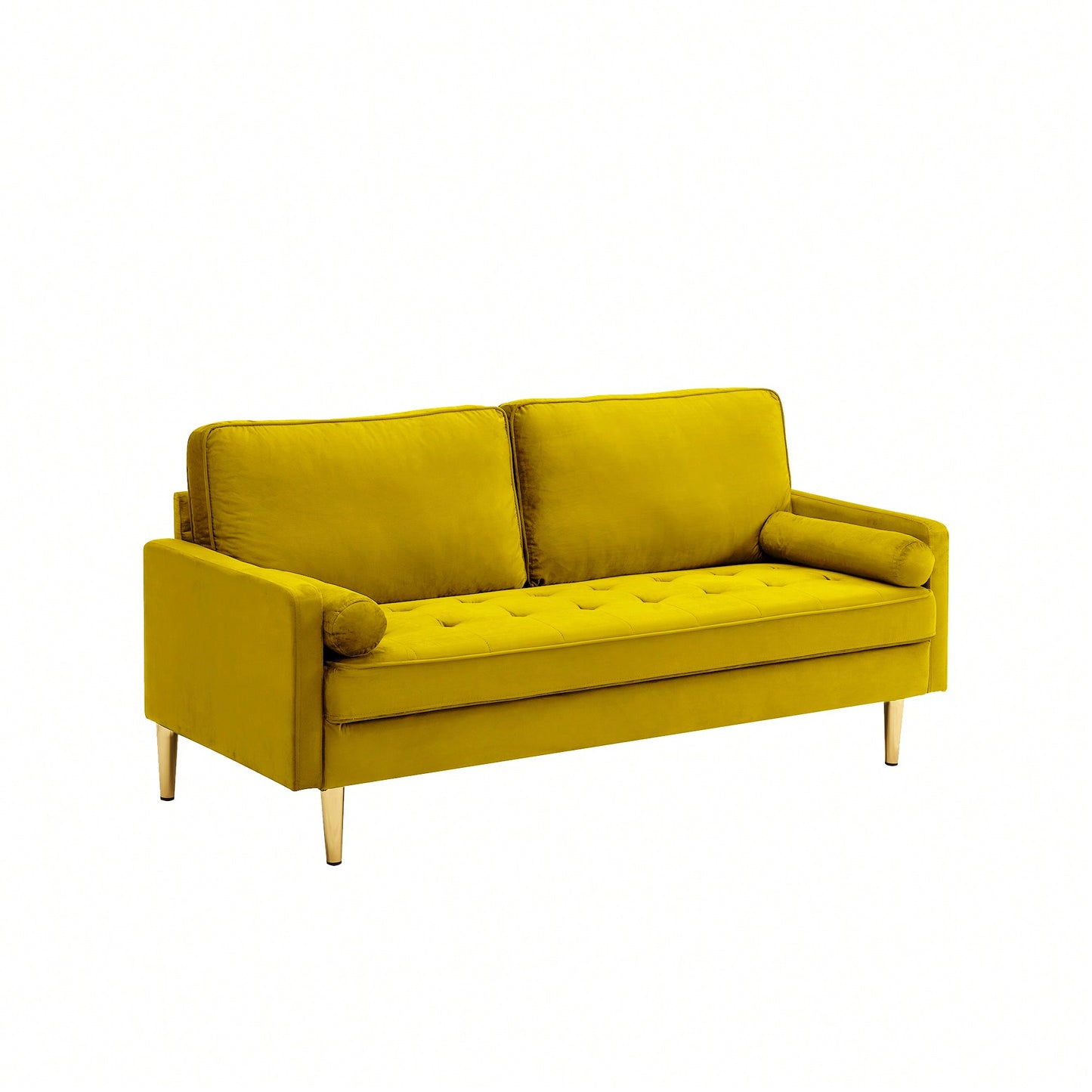 Stylish 65 Inch Velvet Sofa For Modern Living Room Decor