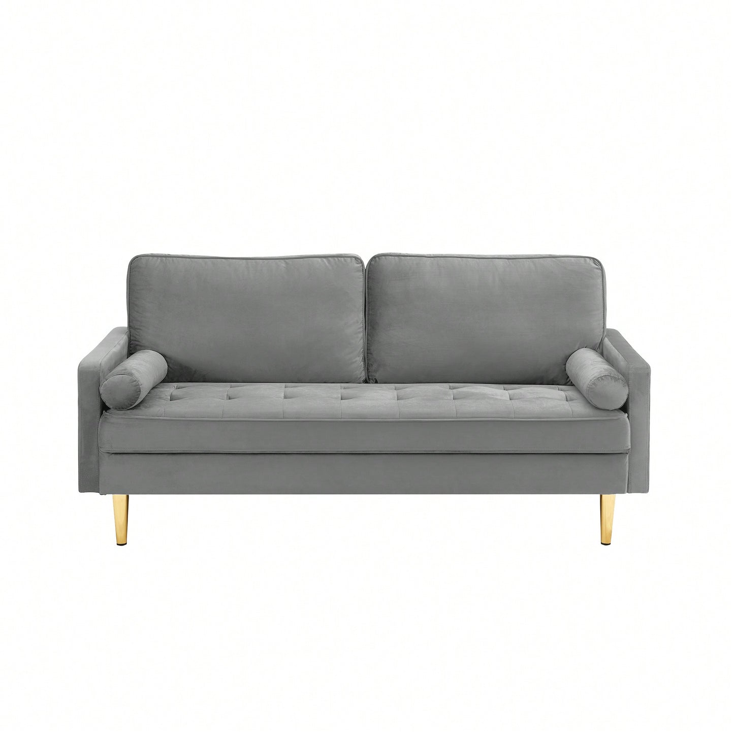 Stylish 65 Inch Velvet Sofa For Modern Living Room Decor