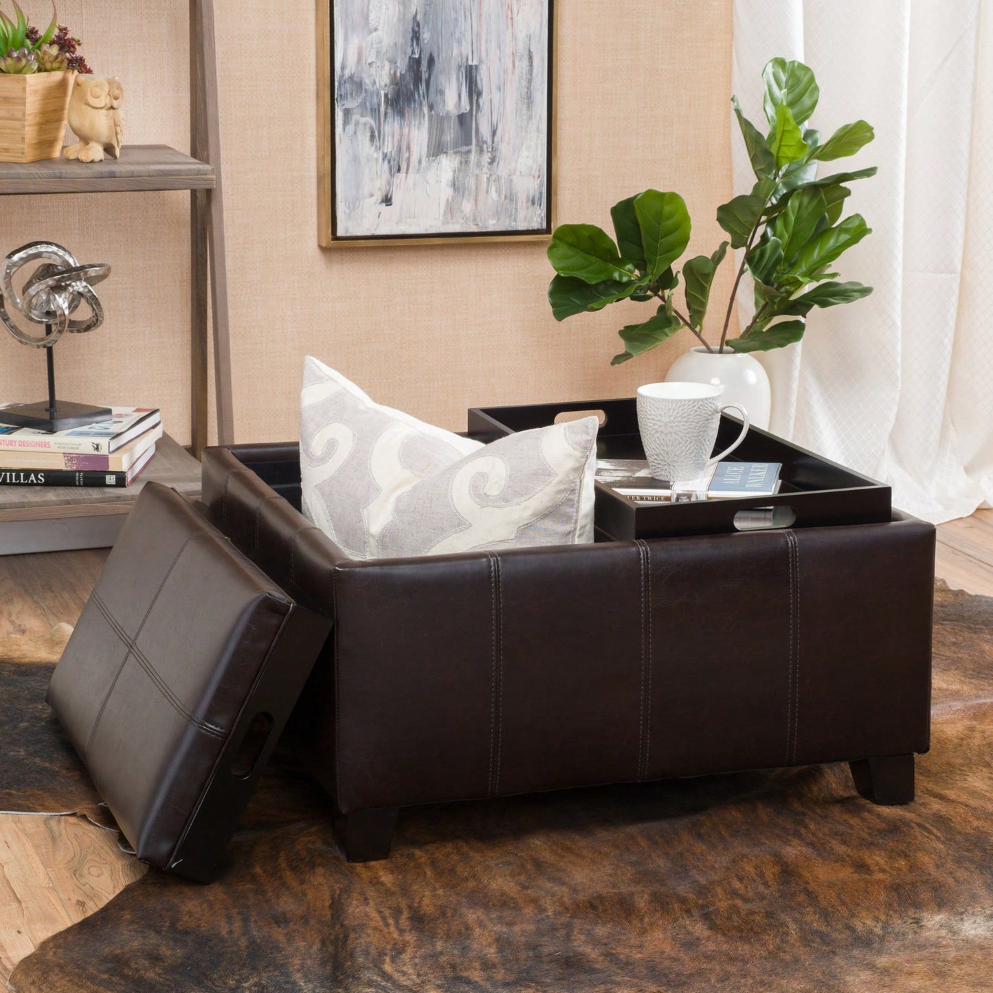Luxurious Velvet Ottoman For Stylish Home Decor And Comfort