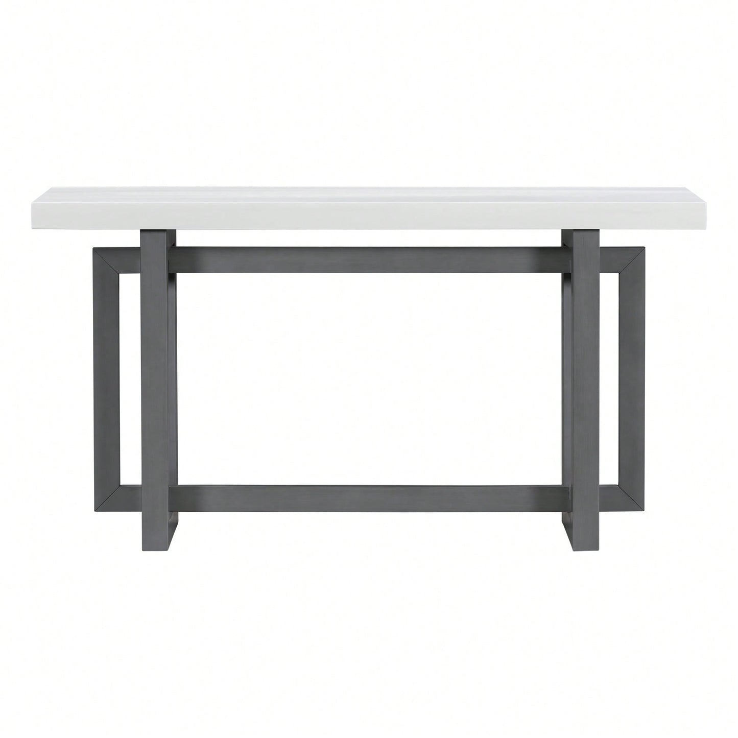 Extra Long Contemporary Console Table With Wood Top For Entryway Hallway Living Room Foyer And Corridor