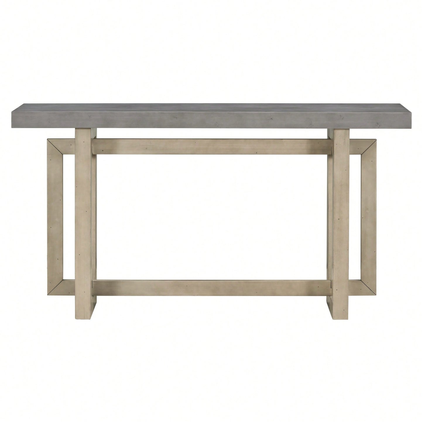 Extra Long Contemporary Console Table With Wood Top For Entryway Hallway Living Room Foyer And Corridor