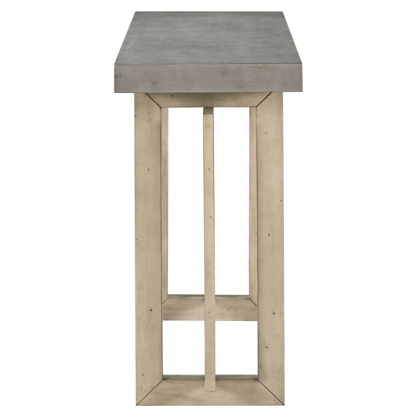 Extra Long Contemporary Console Table With Wood Top For Entryway Hallway Living Room Foyer And Corridor