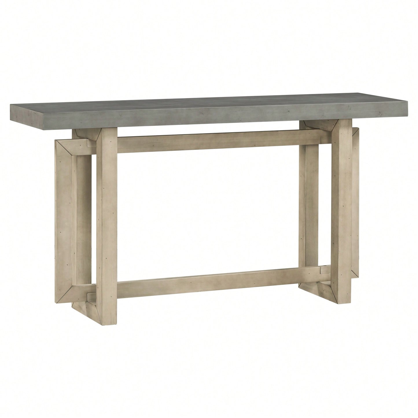 Extra Long Contemporary Console Table With Wood Top For Entryway Hallway Living Room Foyer And Corridor