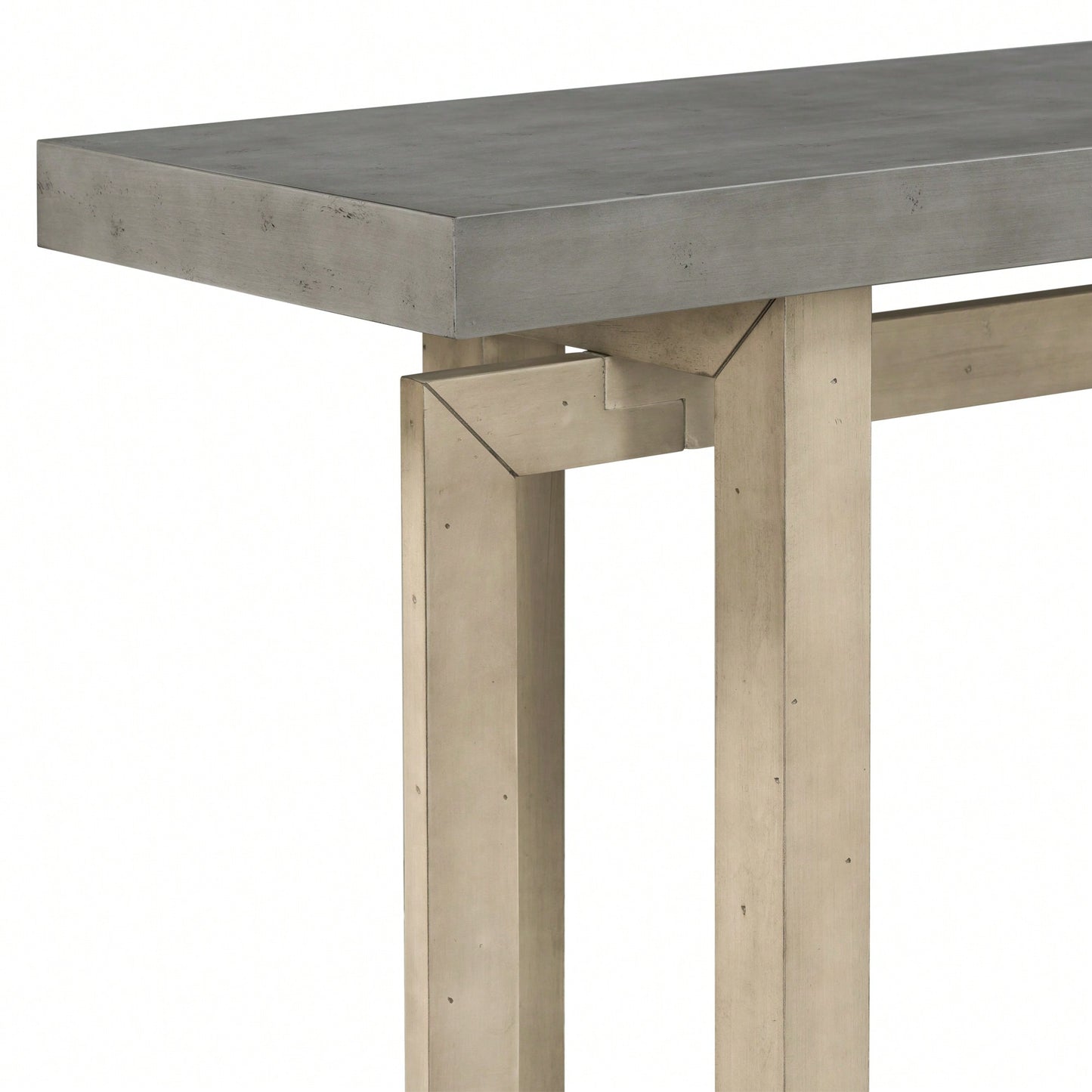 Extra Long Contemporary Console Table With Wood Top For Entryway Hallway Living Room Foyer And Corridor