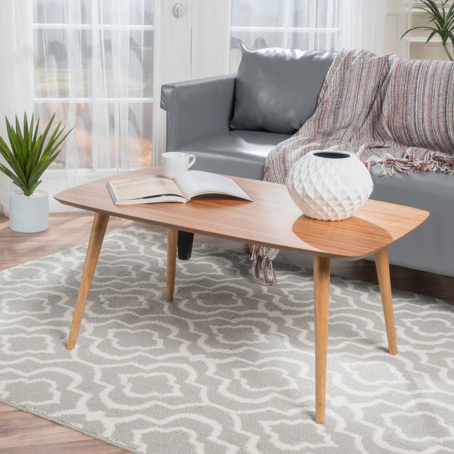 Modern Minimalist Coffee Table With Storage And Stylish Design For Living Room
