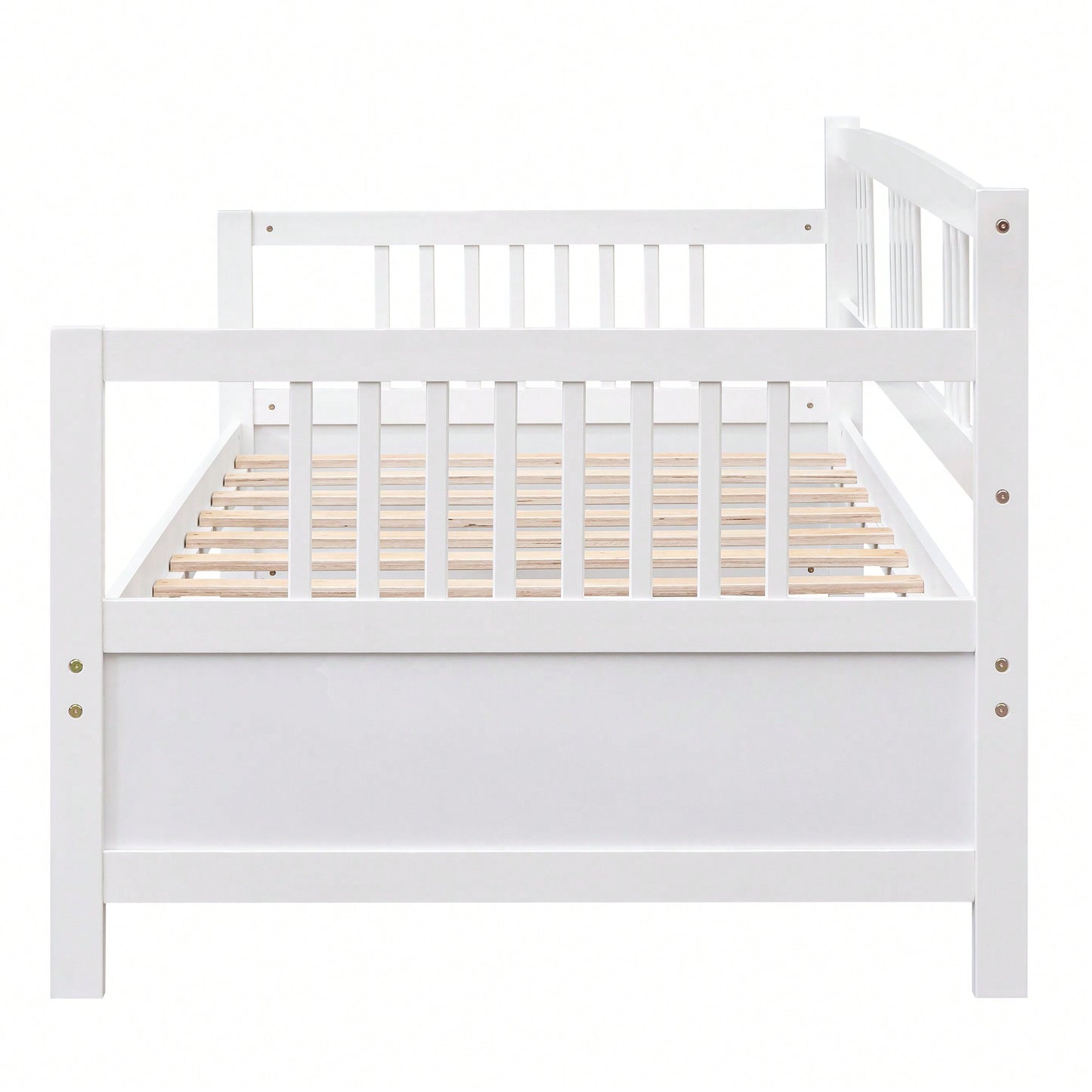 Multifunctional Twin Size Espresso Solid Wood Daybed For Stylish Space Saving Solutions