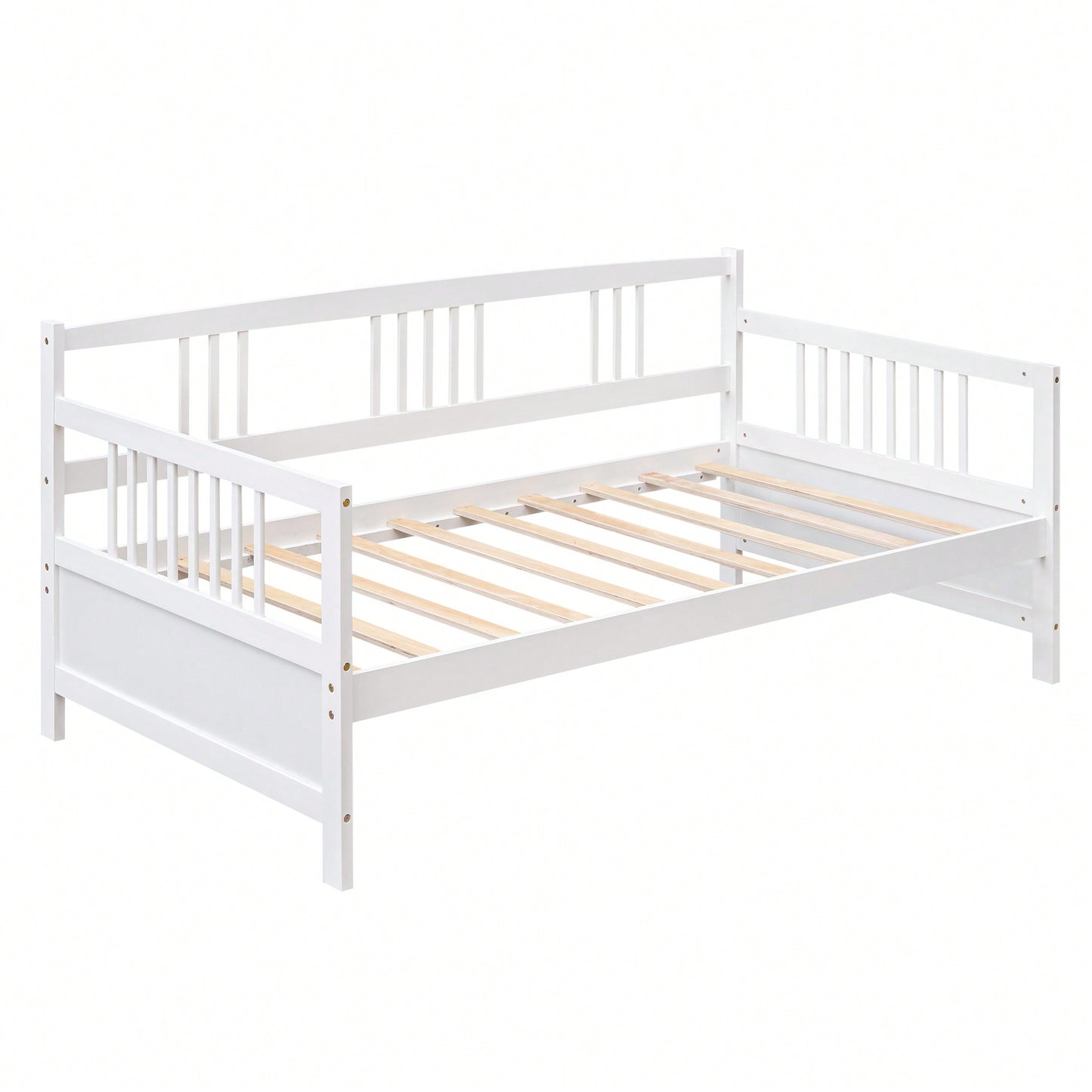 Multifunctional Twin Size Espresso Solid Wood Daybed For Stylish Space Saving Solutions