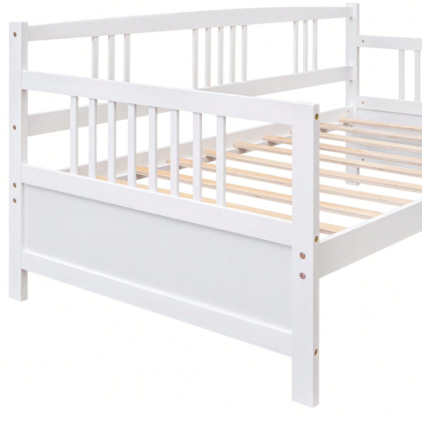 Multifunctional Twin Size Espresso Solid Wood Daybed For Stylish Space Saving Solutions