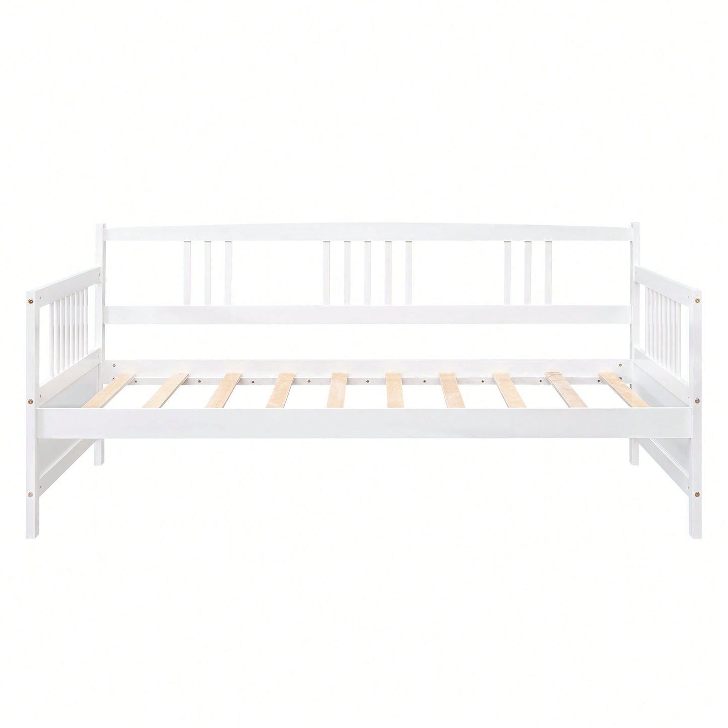Multifunctional Twin Size Espresso Solid Wood Daybed For Stylish Space Saving Solutions