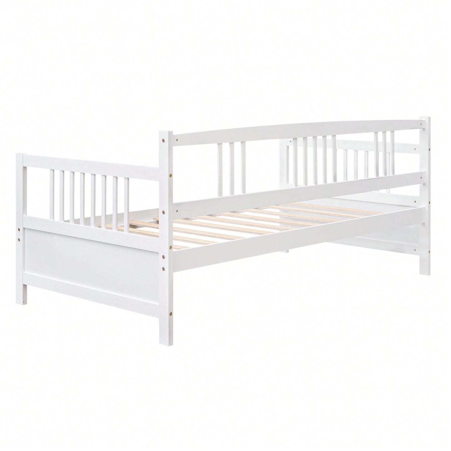 Multifunctional Twin Size Espresso Solid Wood Daybed For Stylish Space Saving Solutions