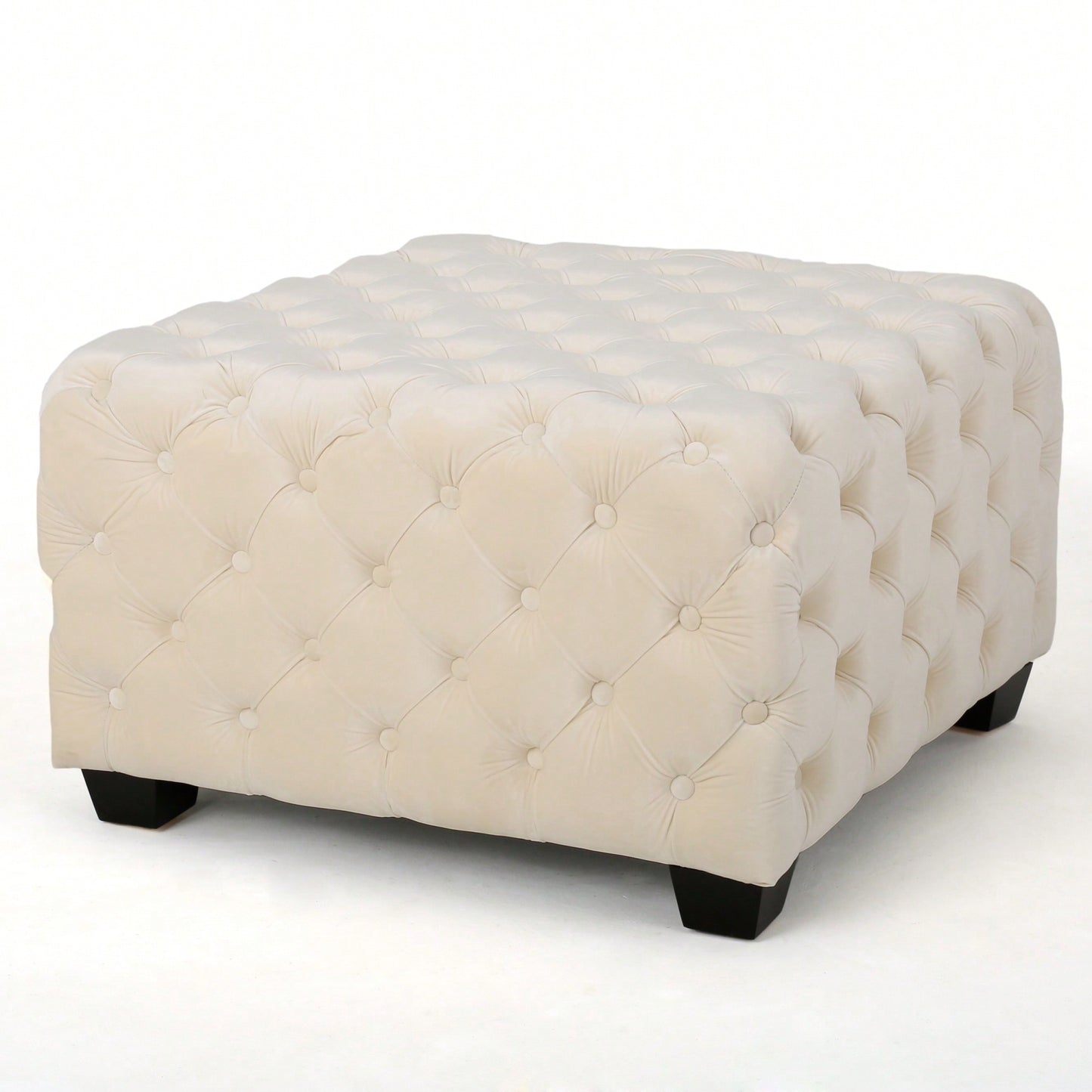 Elegant Ottoman For Living Room Or Bedroom With Plush Upholstery And Sturdy Design