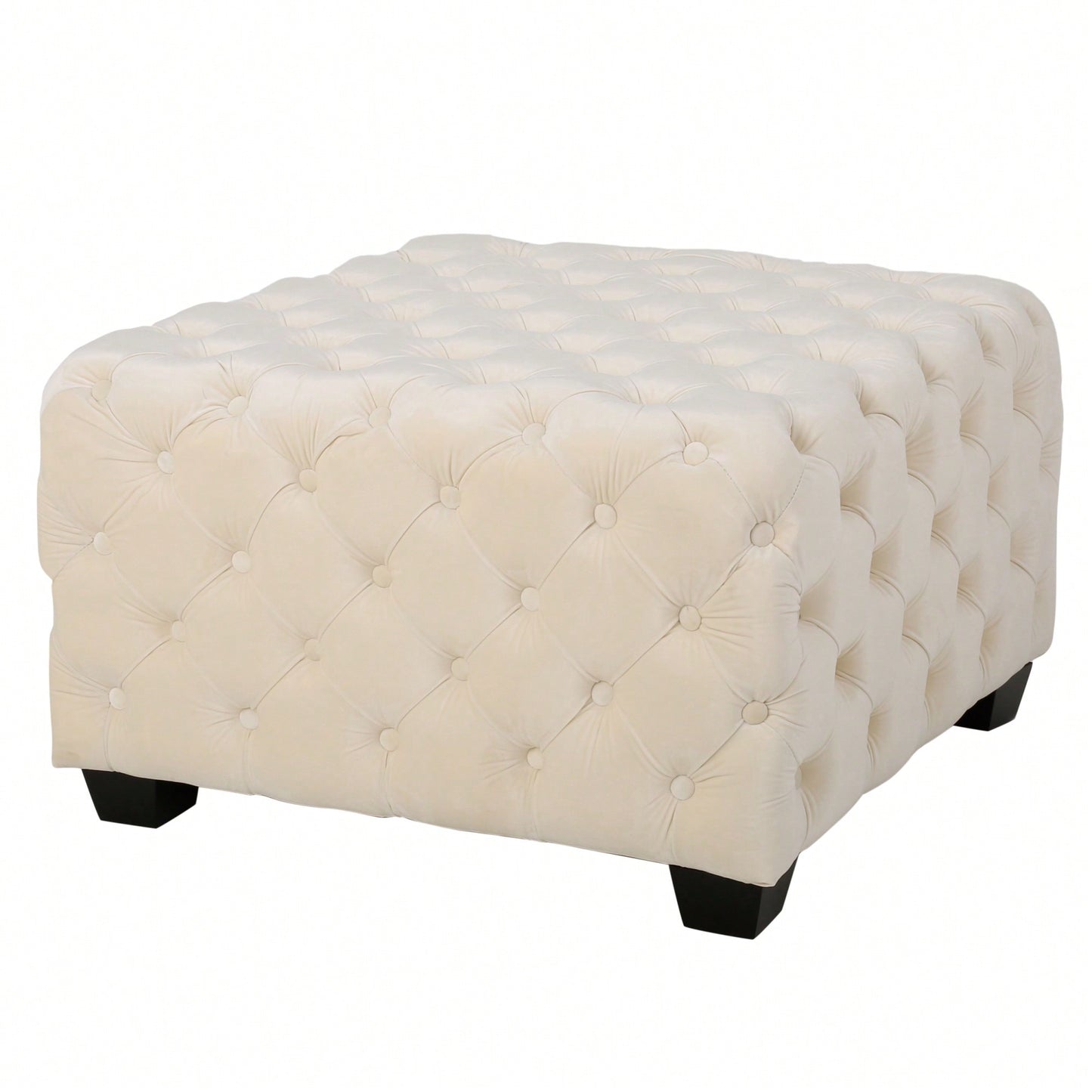 Elegant Ottoman For Living Room Or Bedroom With Plush Upholstery And Sturdy Design