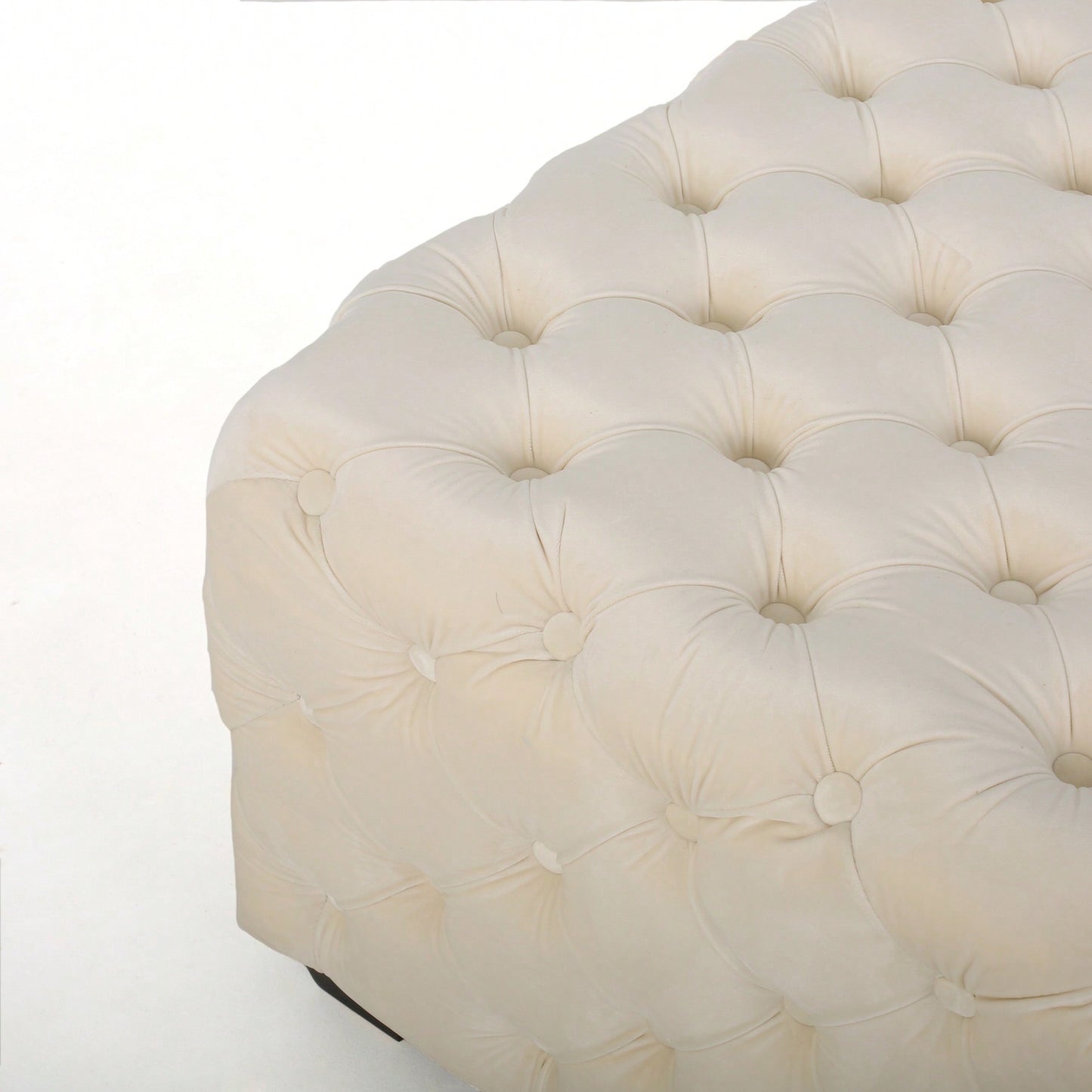 Elegant Ottoman For Living Room Or Bedroom With Plush Upholstery And Sturdy Design