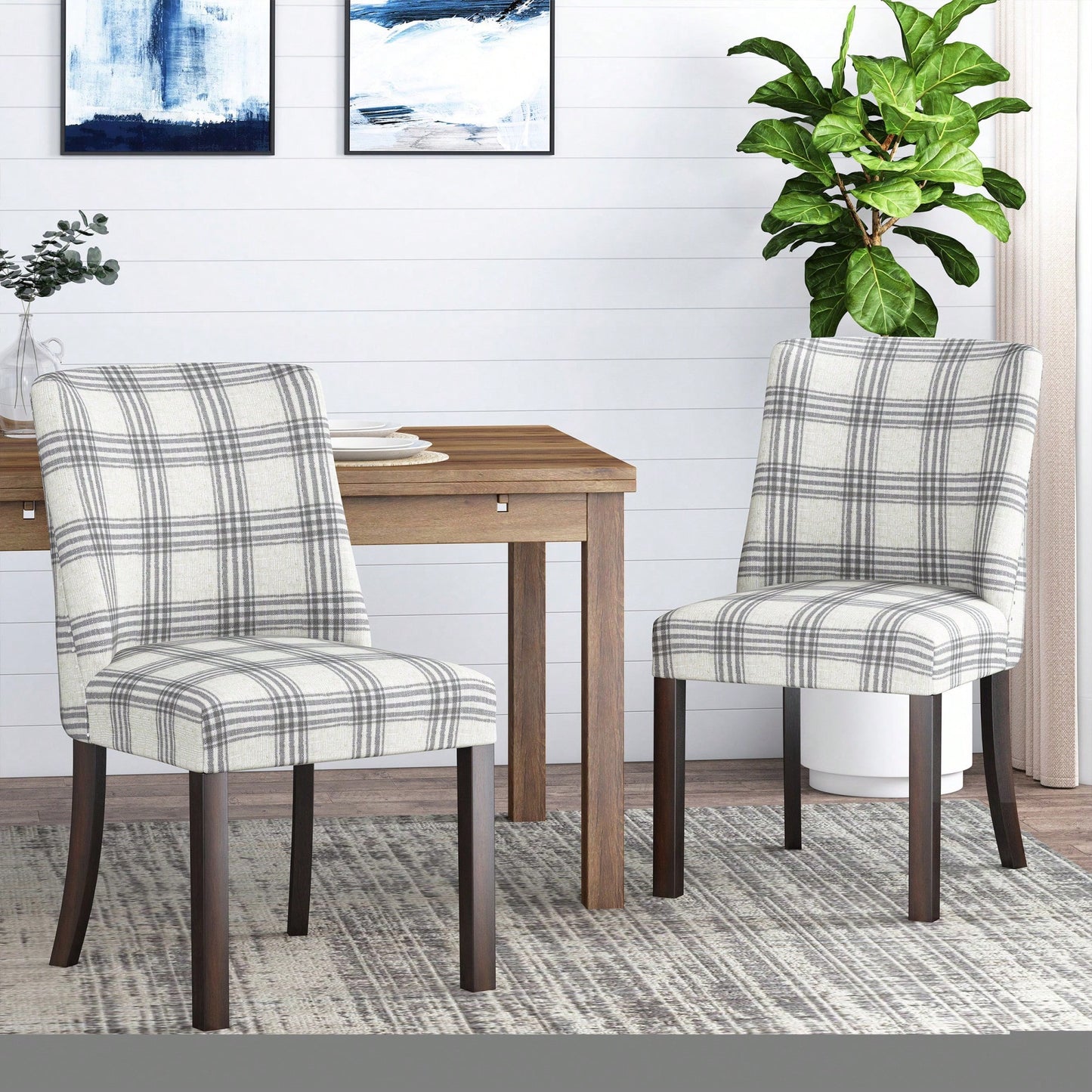 Elegant Upholstered Dining Chair With Stylish Design For Modern Homes