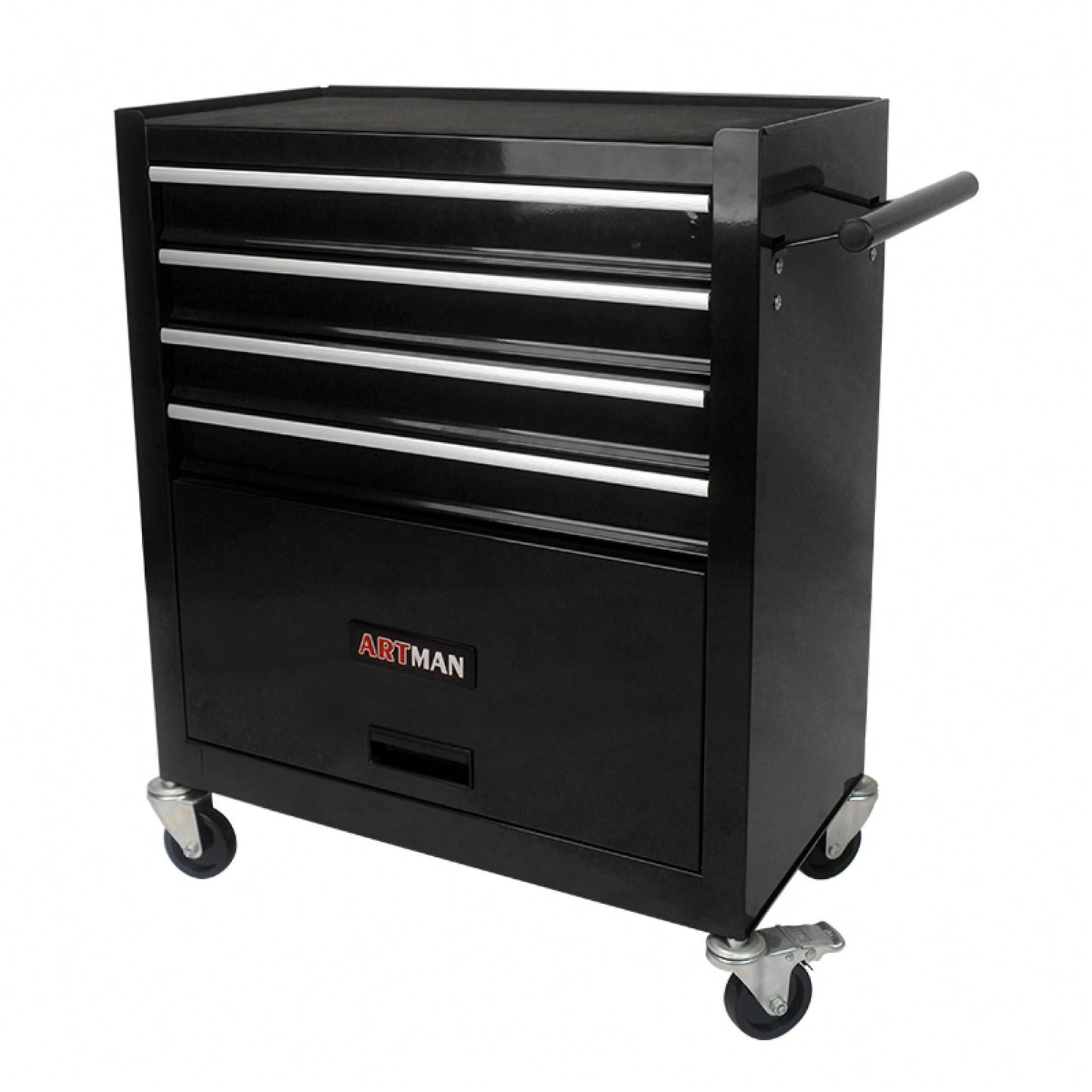 Multifunctional Tool Cart With 4 Drawers And Wheels In Blue For Easy Storage And Mobility