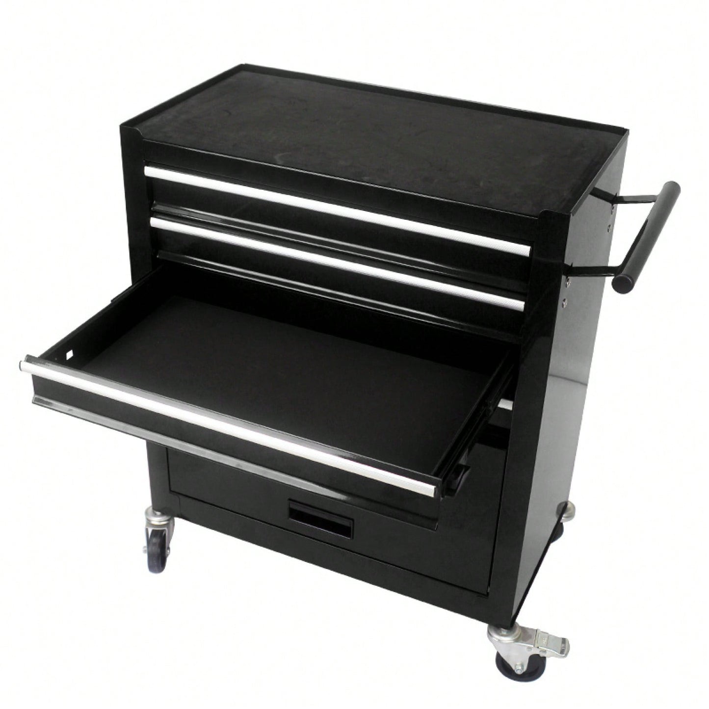Multifunctional Tool Cart With 4 Drawers And Wheels In Blue For Easy Storage And Mobility