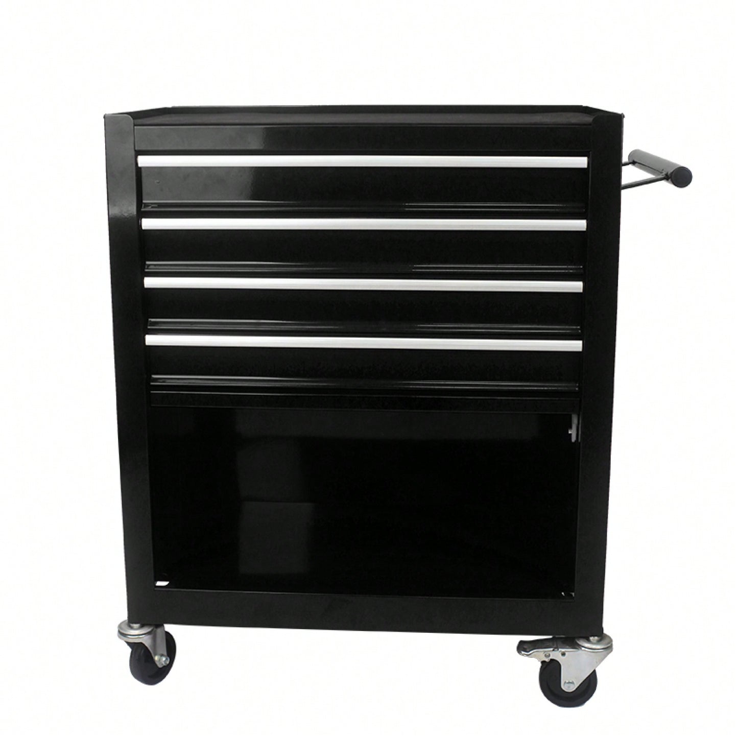 Multifunctional Tool Cart With 4 Drawers And Wheels In Blue For Easy Storage And Mobility