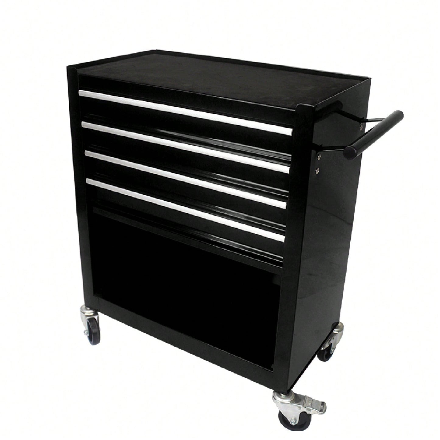 Multifunctional Tool Cart With 4 Drawers And Wheels In Blue For Easy Storage And Mobility