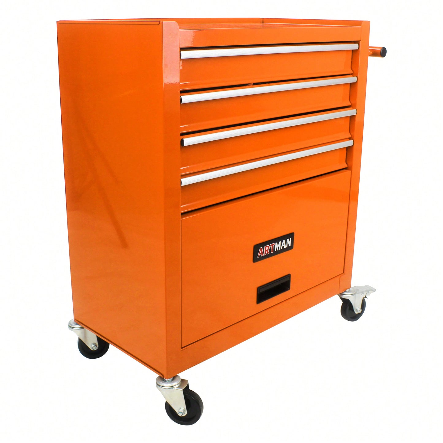 Multifunctional Tool Cart With 4 Drawers And Wheels In Blue For Easy Storage And Mobility