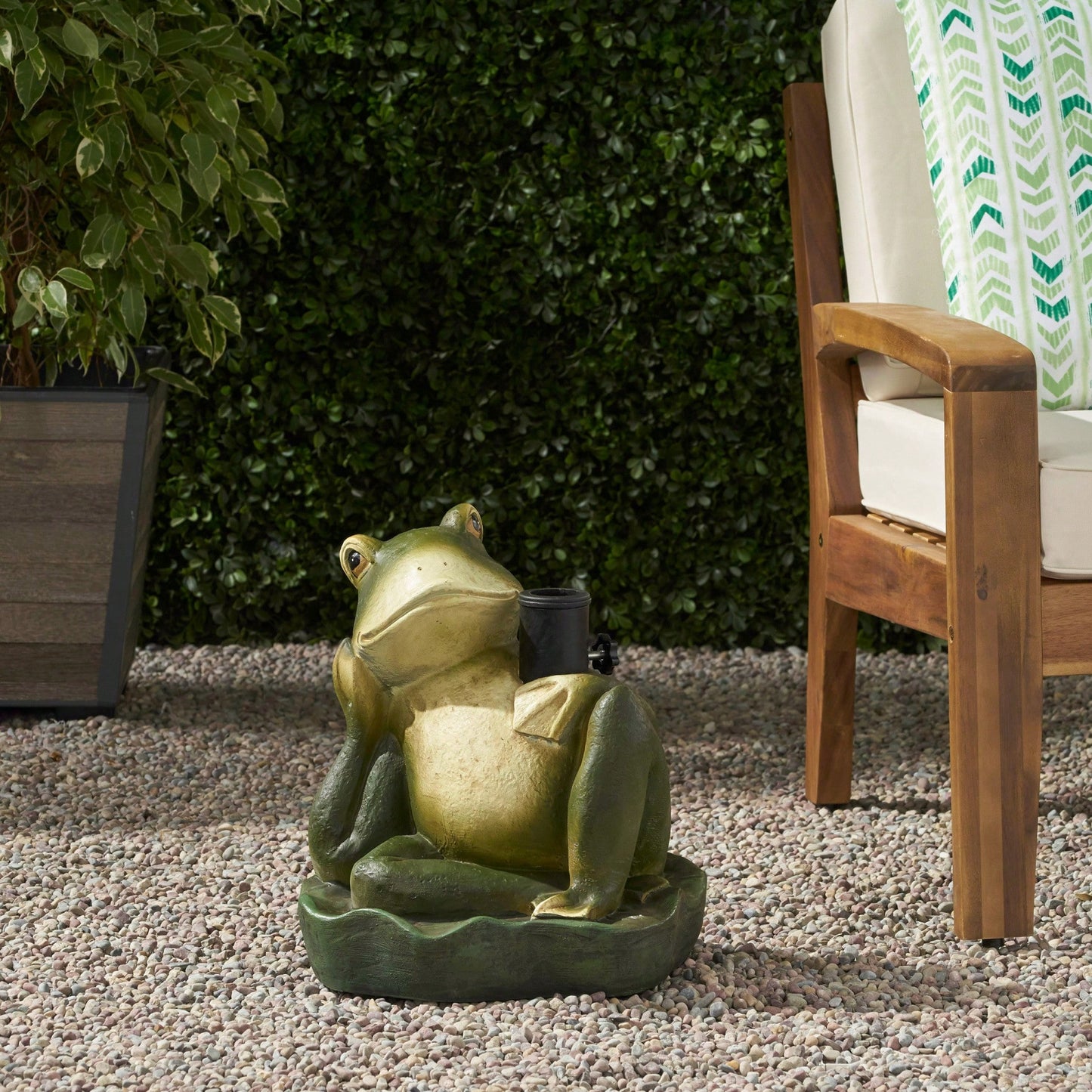 Heavy-Duty Outdoor Umbrella Base For Stability And Support In All Weather Conditions