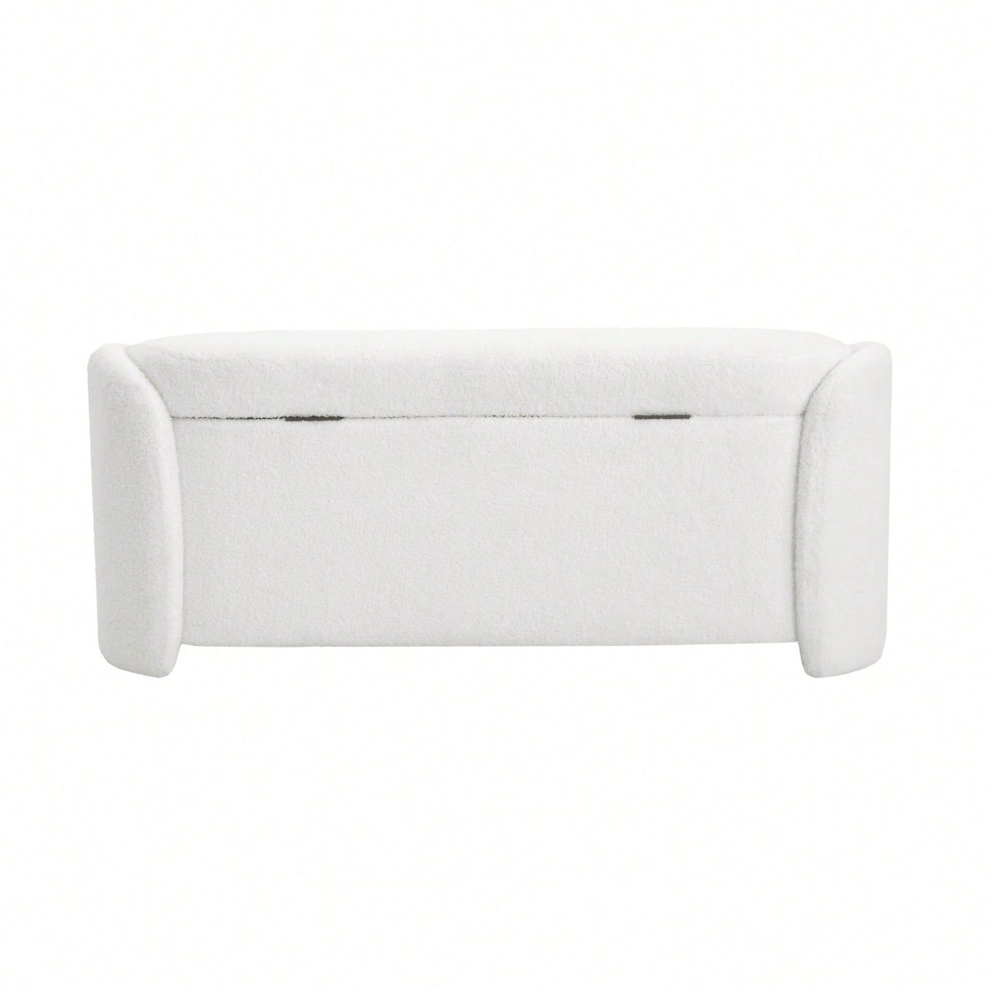 Boucle Storage Ottoman - Stylish Organizer For Home Decor & Functional Seating Beige