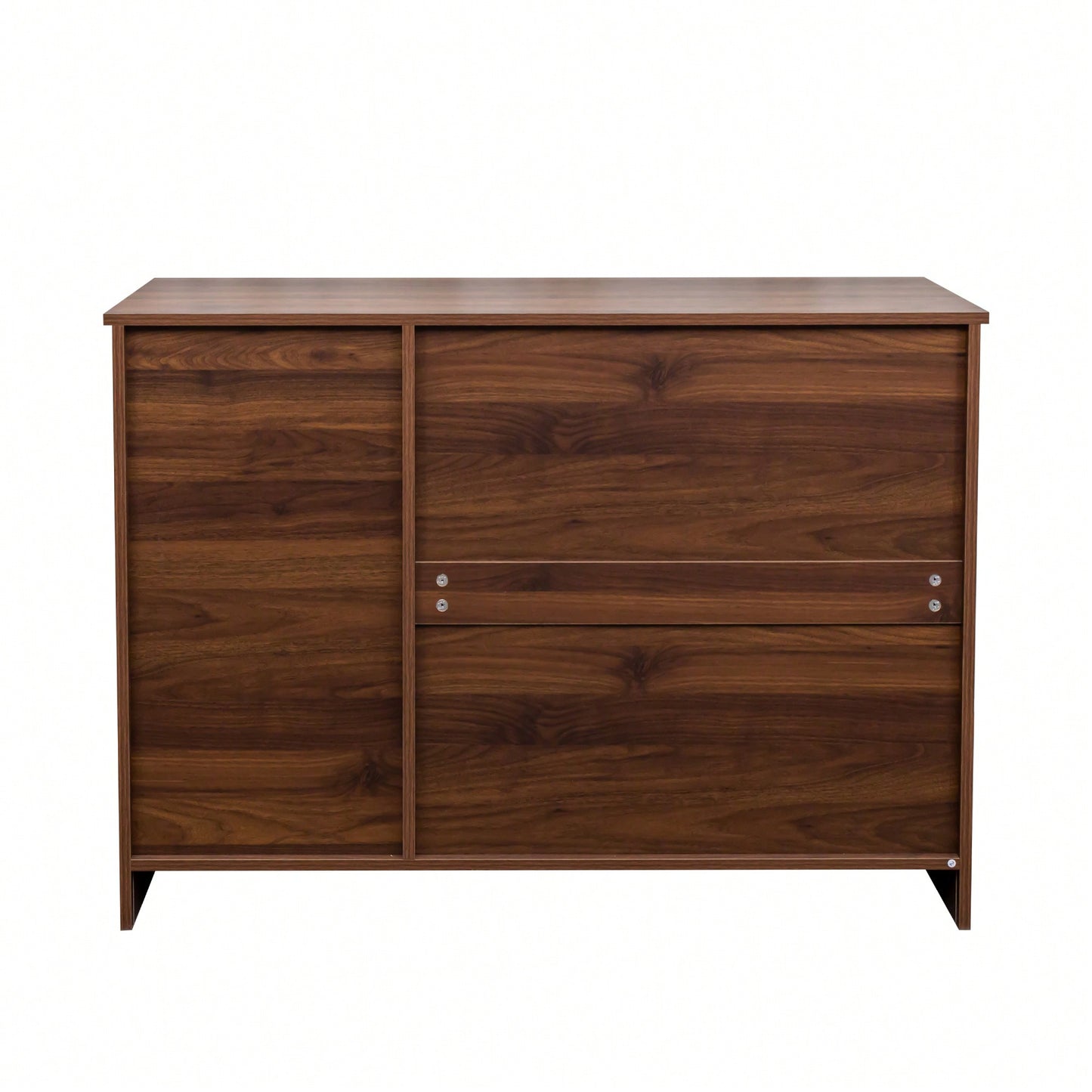 Stylish Wooden Buffet Sideboard With Doors And Drawers – Versatile Entryway & Dining Room Storage Cabinet, 43.3 Inches