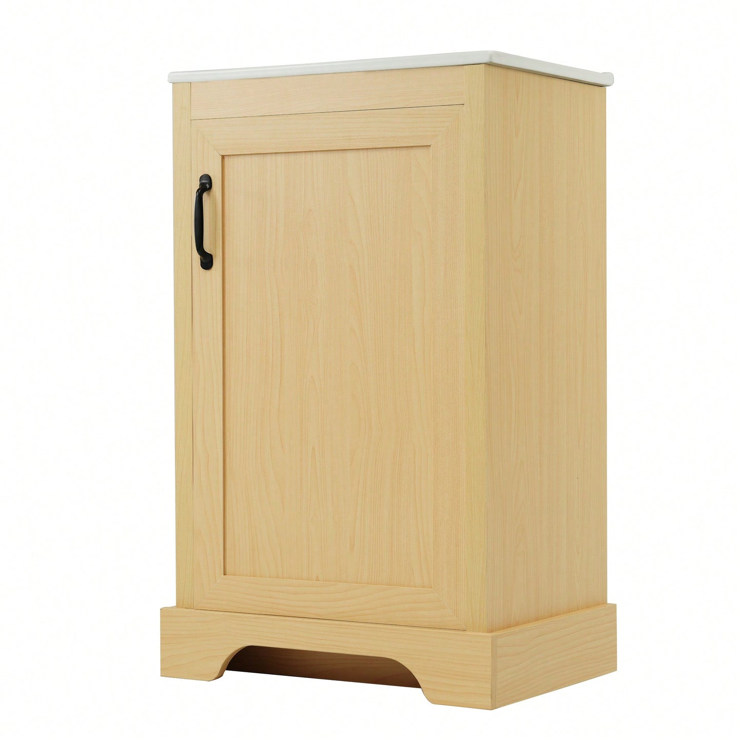 Elegant 20" Bathroom Vanity With Sink, Soft Close Doors, Storage Cabinet, Adjustable Shelves, Natural Wood Finish