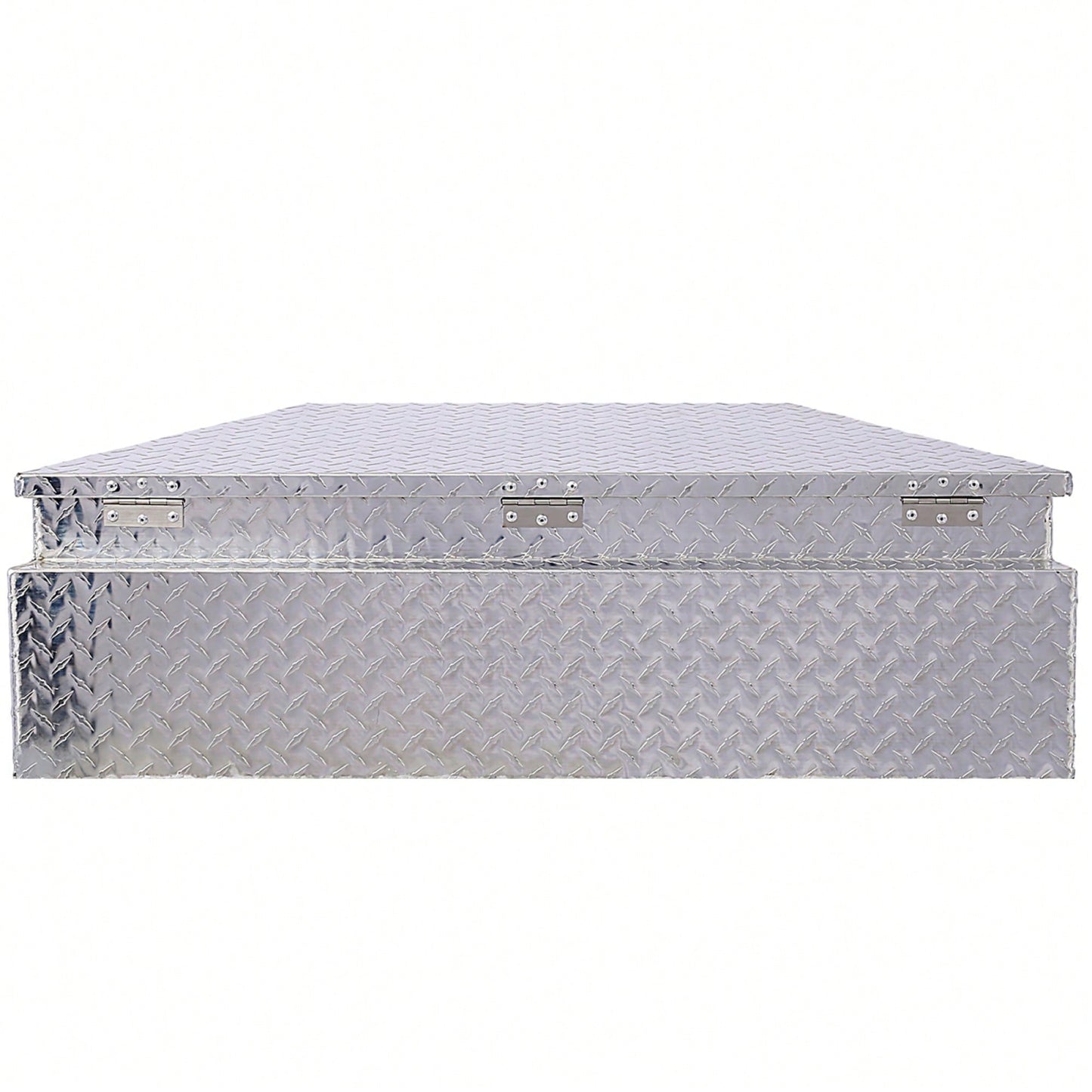 Heavy Duty 39 Inch Aluminum Tool Box For Truck Bed And Trailer Storage With Lock And Keys, Outdoor RV Organizer, Black 39x16.5x11.8 Inch