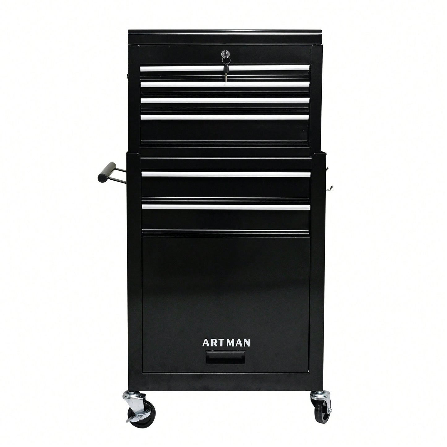 High Capacity Rolling Tool Chest With Wheels And 6 Spacious Drawers For Convenient Tool Storage