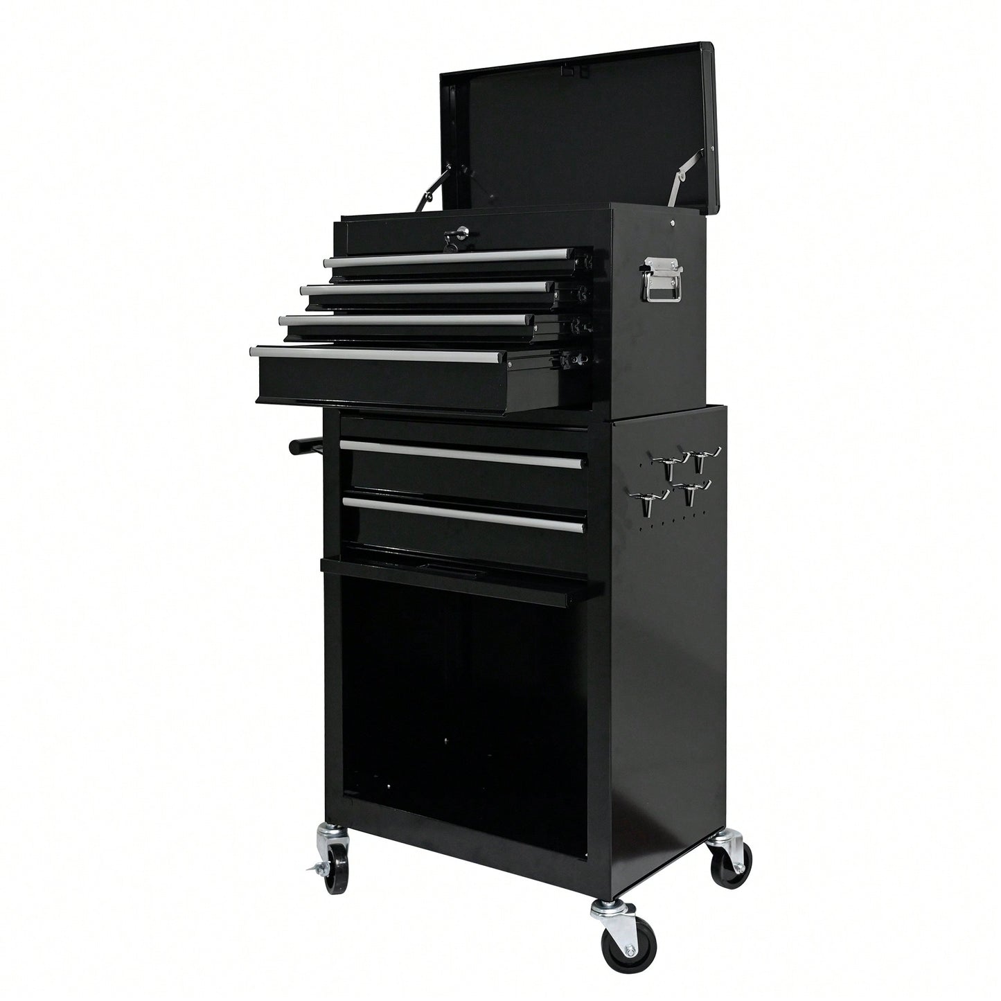 High Capacity Rolling Tool Chest With Wheels And 6 Spacious Drawers For Convenient Tool Storage