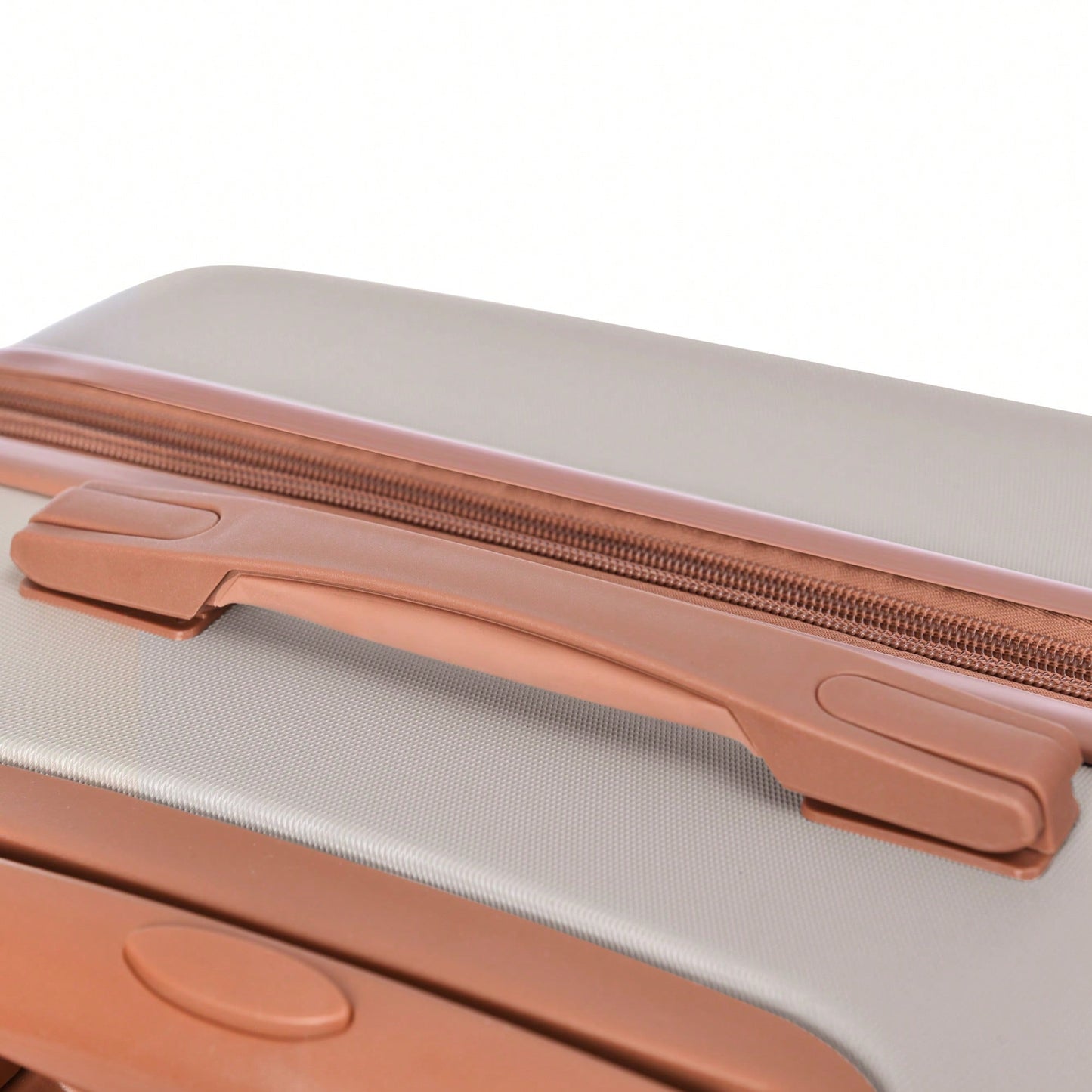 Lightweight Durable Hardshell Luggage Set 3 Pieces With Spinner Wheels And TSA Lock In Light Brown 20 24 28 Inch