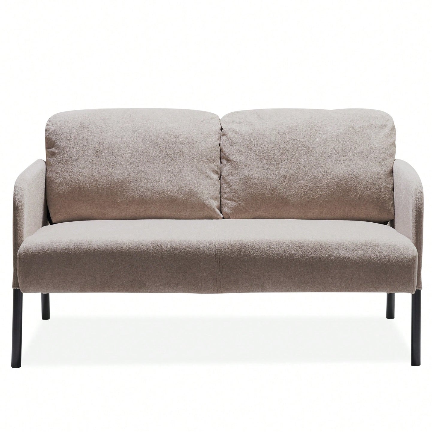 Polyester Fabric Loveseat Sofa For Small Spaces Comfortable Couch For Living Room Bedroom Office Apartment