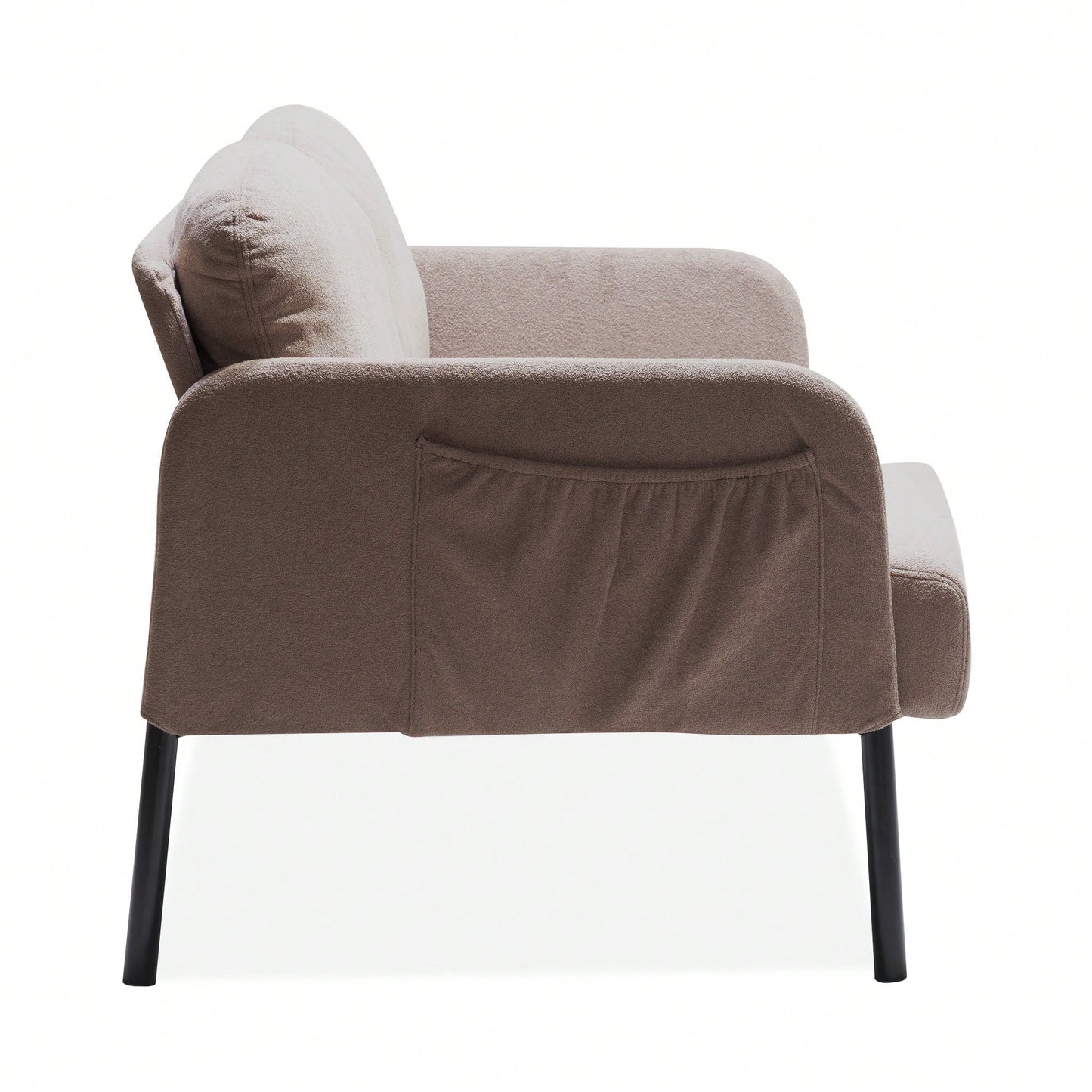 Polyester Fabric Loveseat Sofa For Small Spaces Comfortable Couch For Living Room Bedroom Office Apartment