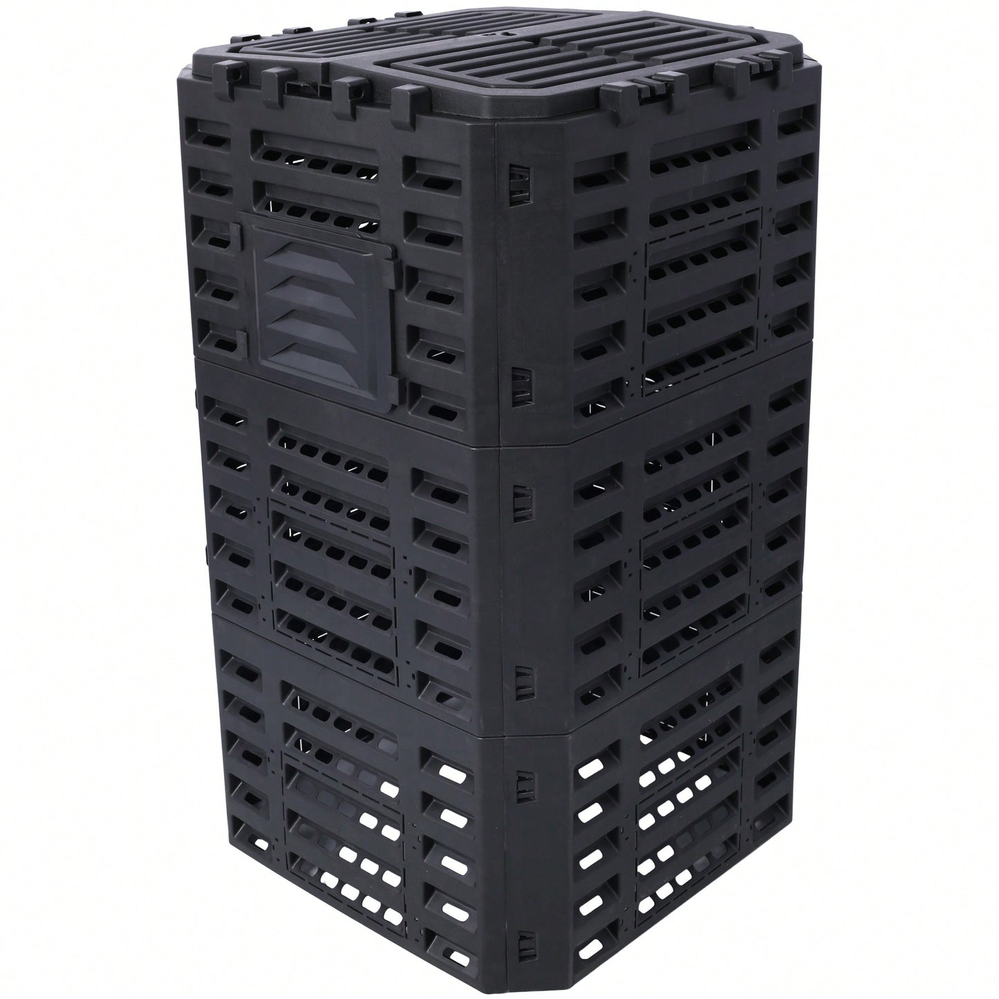 Large 132 Gallon Plastic Compost Bin For Easy Outdoor Composting And Fertile Soil Creation